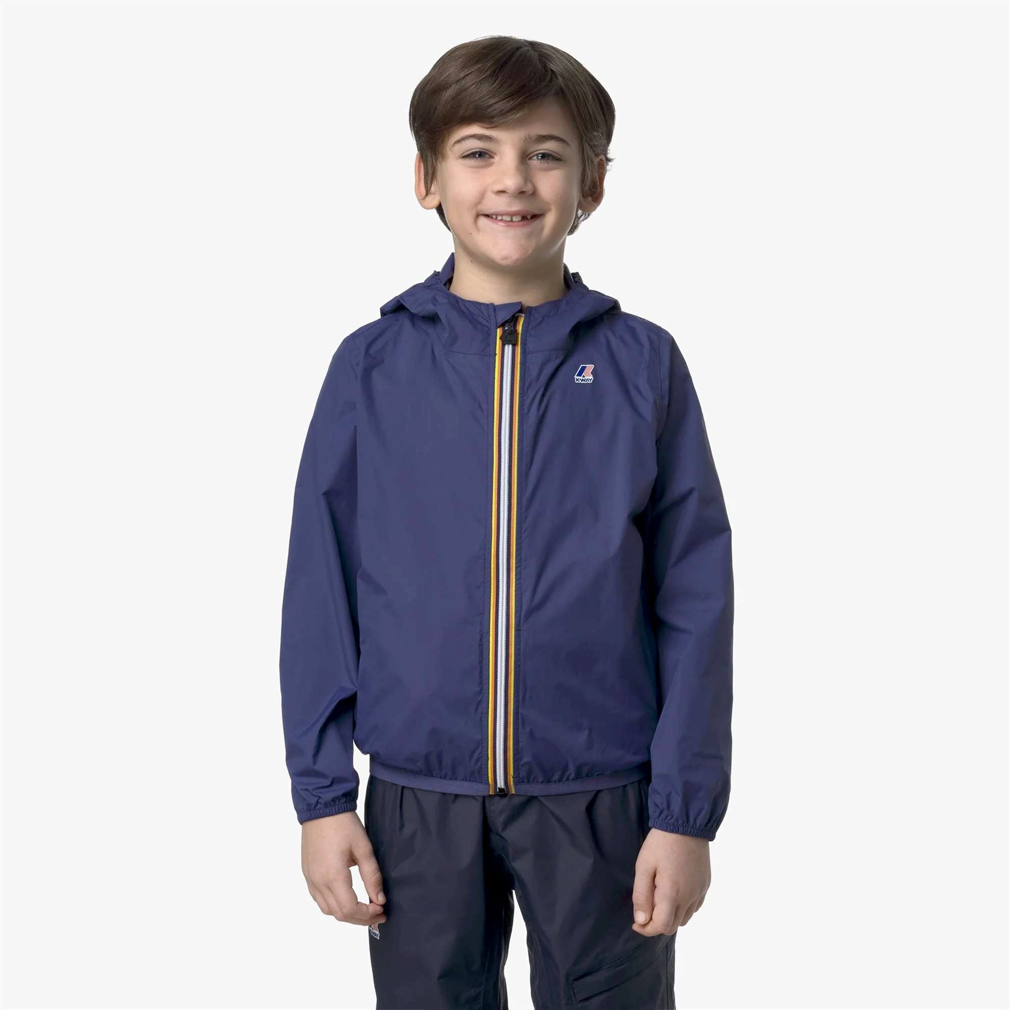 Giacca P. Lil Stretch Dot Blu Firmata K-WAY - annameglio.com abbigliamento moda