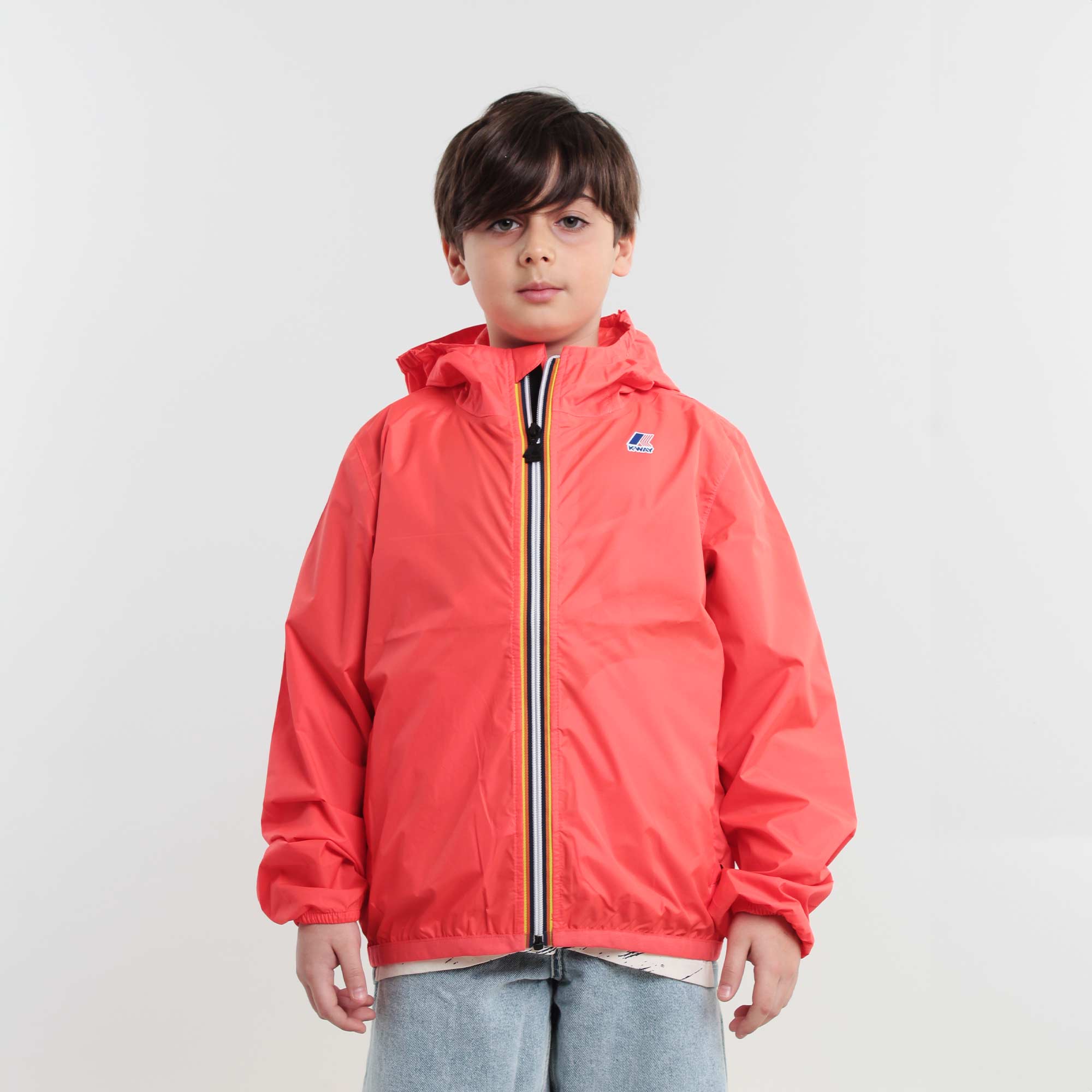 Giacca P. LE VRAI 4.0 CLAUDE Arancio Firmato K-WAY - annameglio.com abbigliamento moda