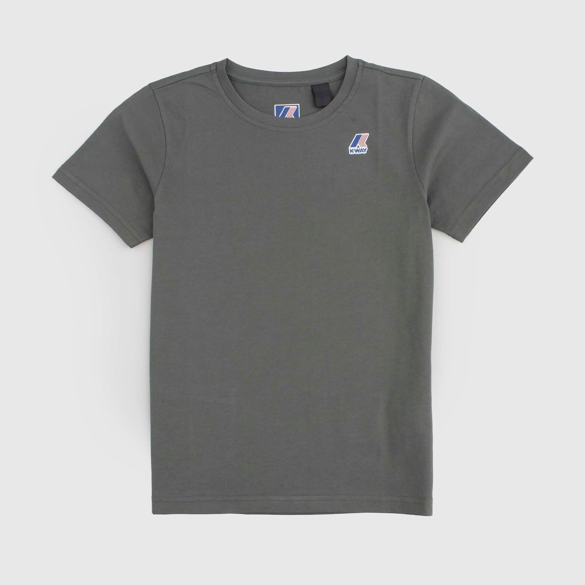 Le Vrai Edouard T-Shirt Grigia Firmata K-Way - annameglio.com abbigliamento moda