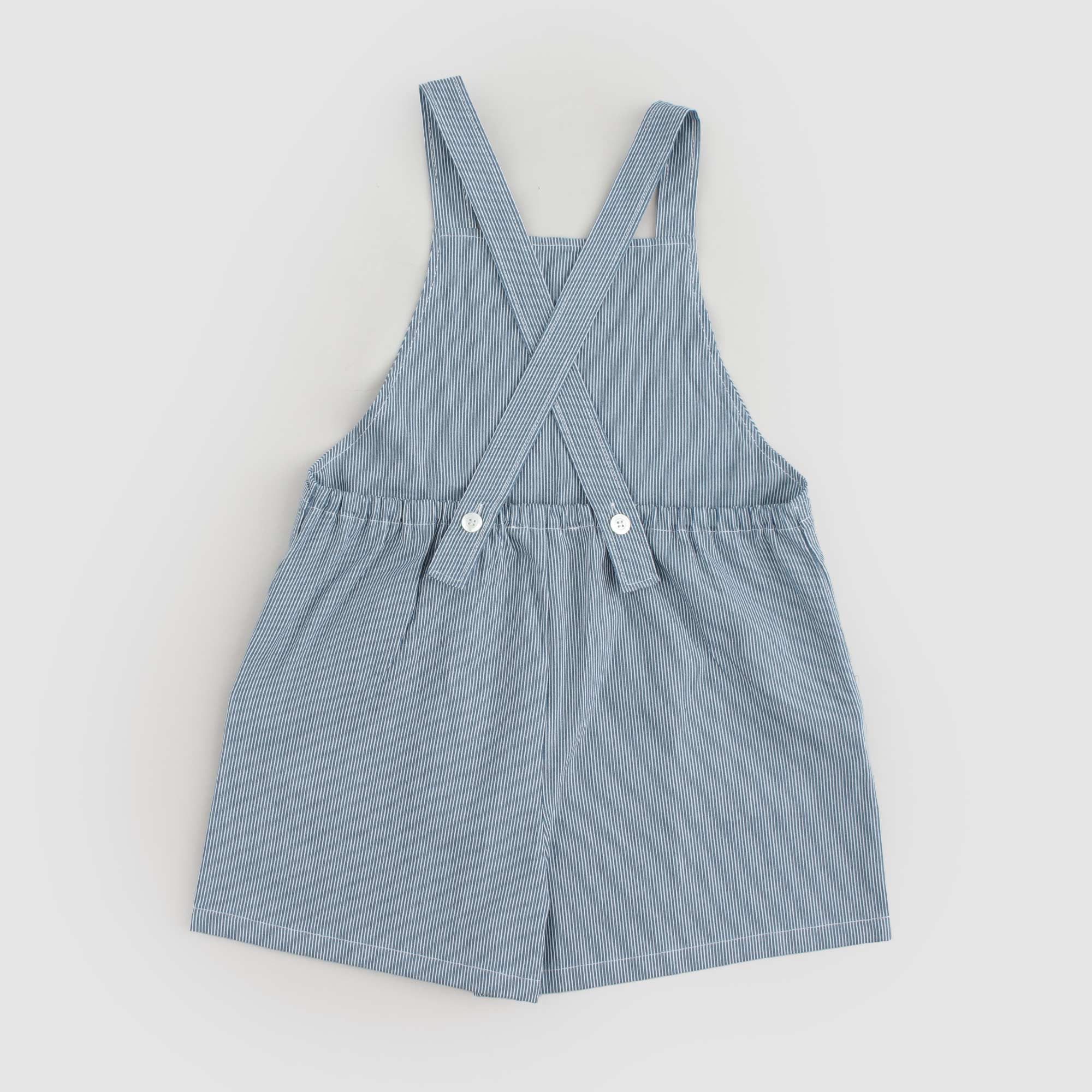 Salopette Bianca E Celeste Firmata BABE & TESS - annameglio.com abbigliamento moda