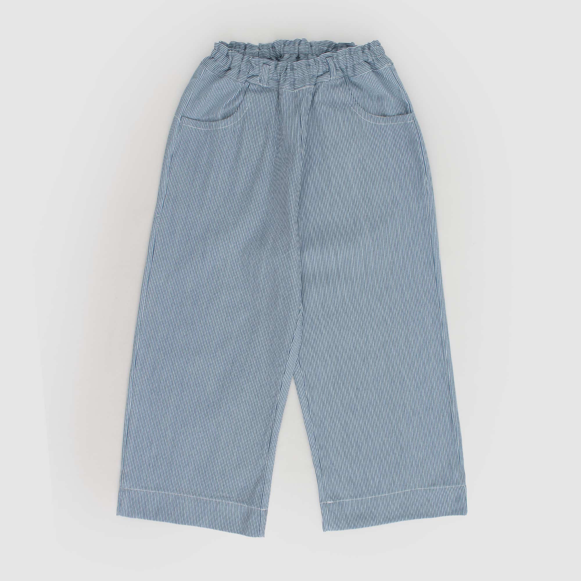 Pantalone Bianco e Celeste Firmato BABE & TESS - annameglio.com abbigliamento moda