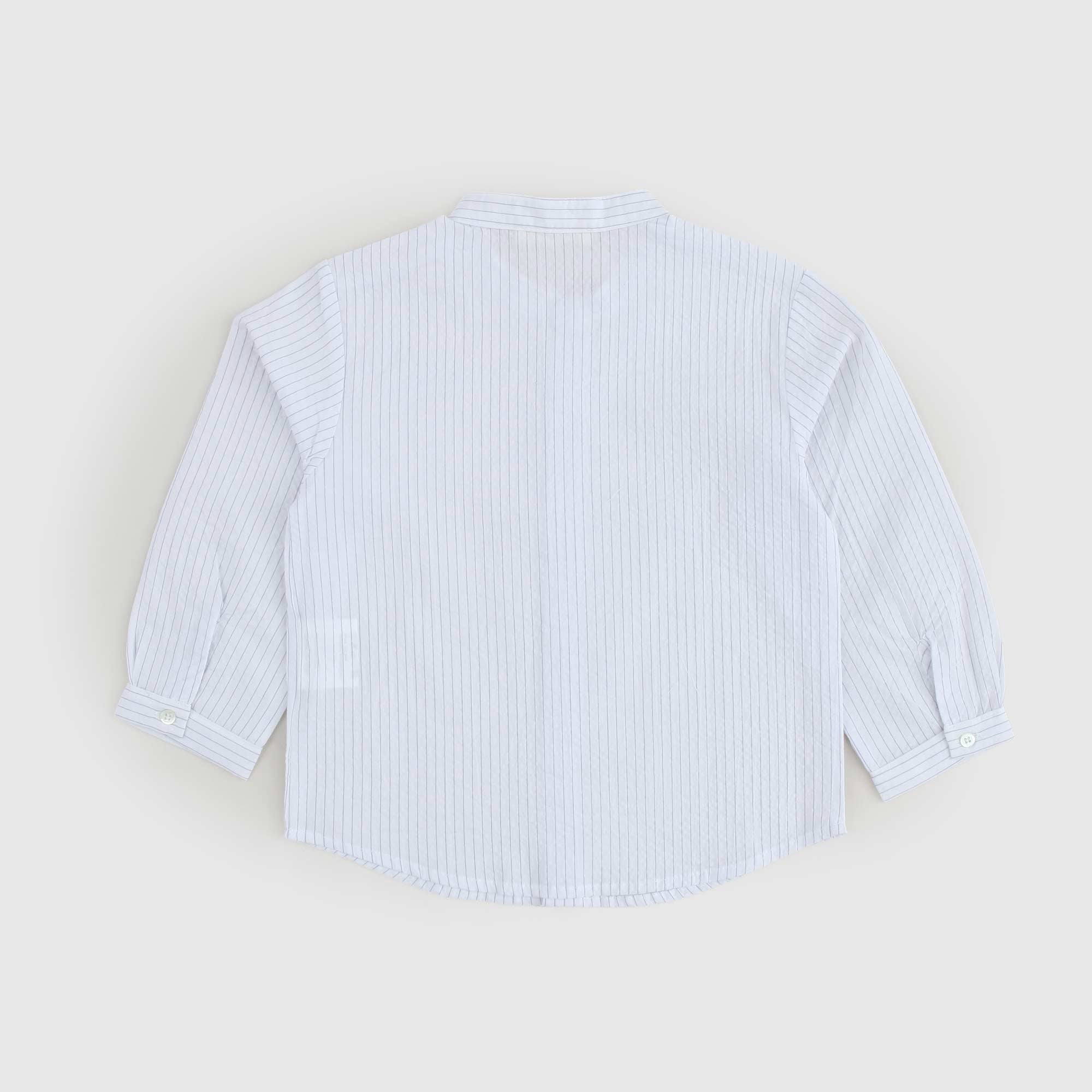 Camicia Righe Bianca e Celeste Firmata BABE & TESS - annameglio.com abbigliamento moda