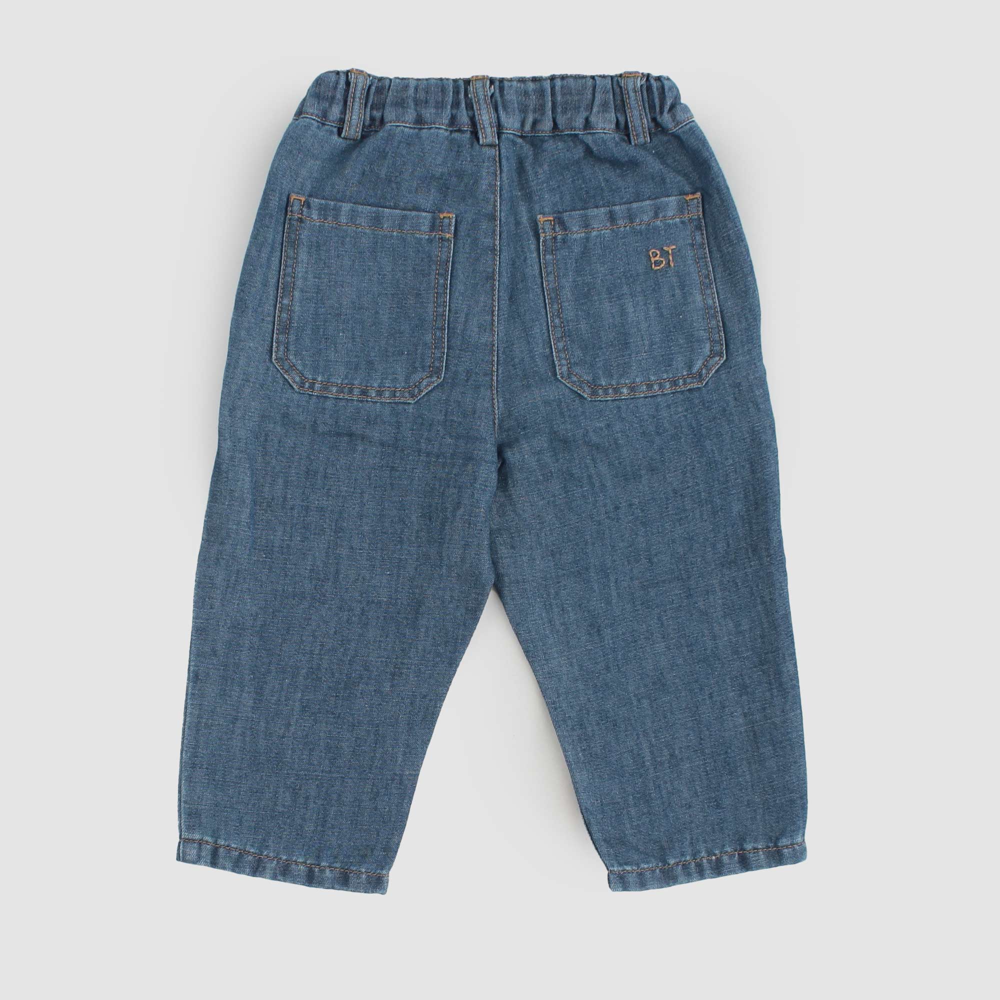 Jeans Blu Con Ricamo Firmati BABE & TESS - annameglio.com abbigliamento moda