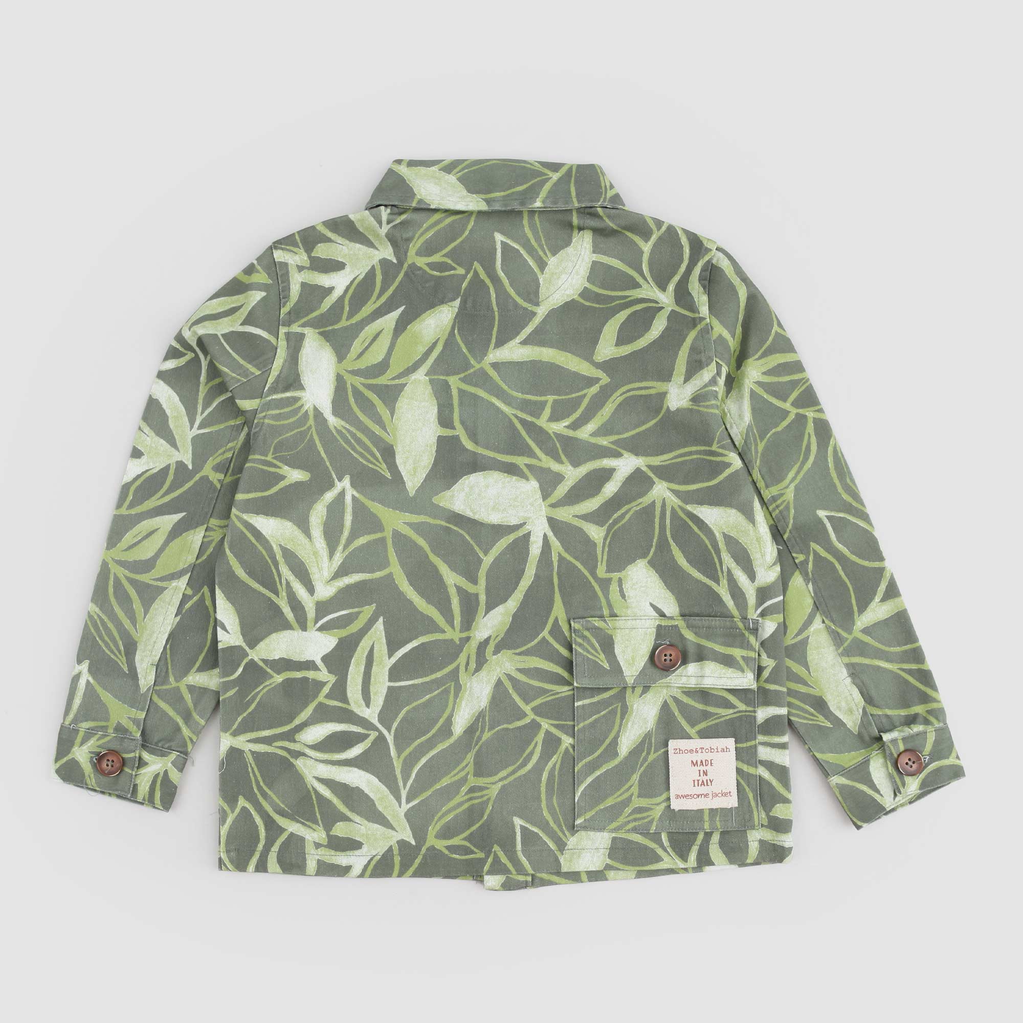 Giacca Camicia Verde Firmata ZHOE & TOBIAH - annameglio.com abbigliamento moda