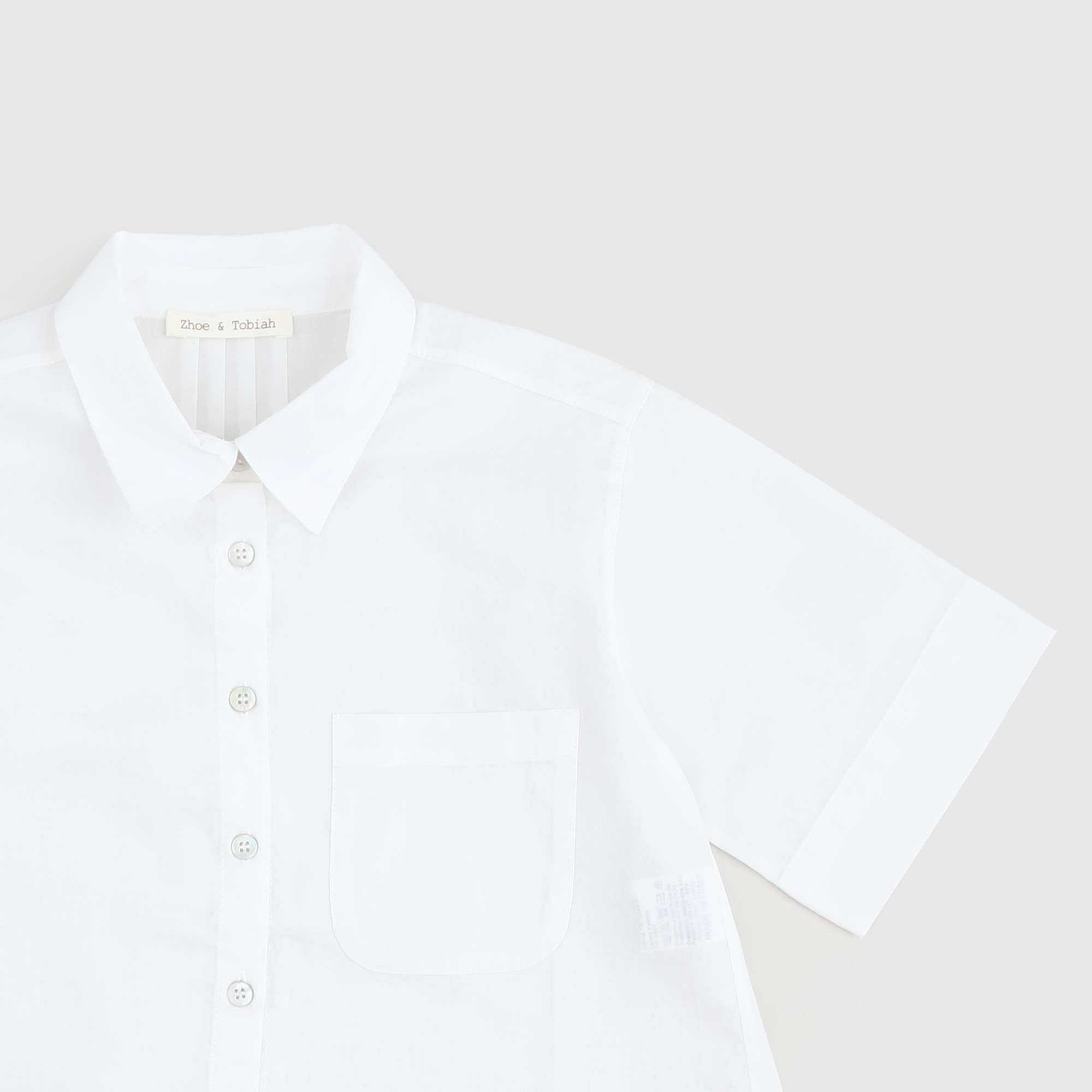 Camicia Bianca Con Tasche Firmata ZHOE & TOBIAH - annameglio.com abbigliamento moda