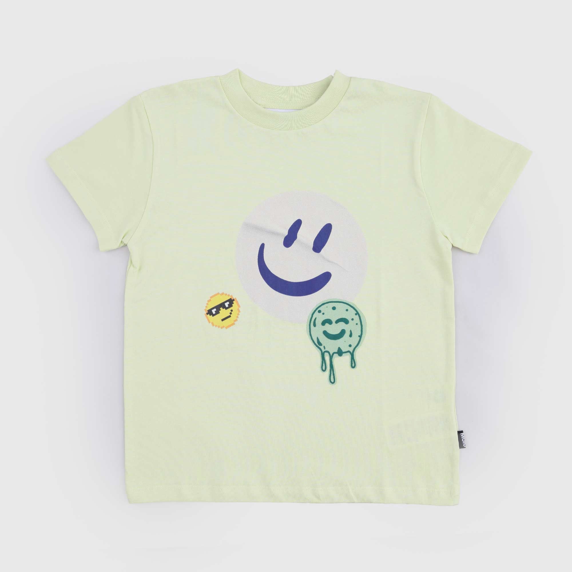 T-shirt Gialla Con Stampa Firmata MOLO - annameglio.com abbigliamento moda