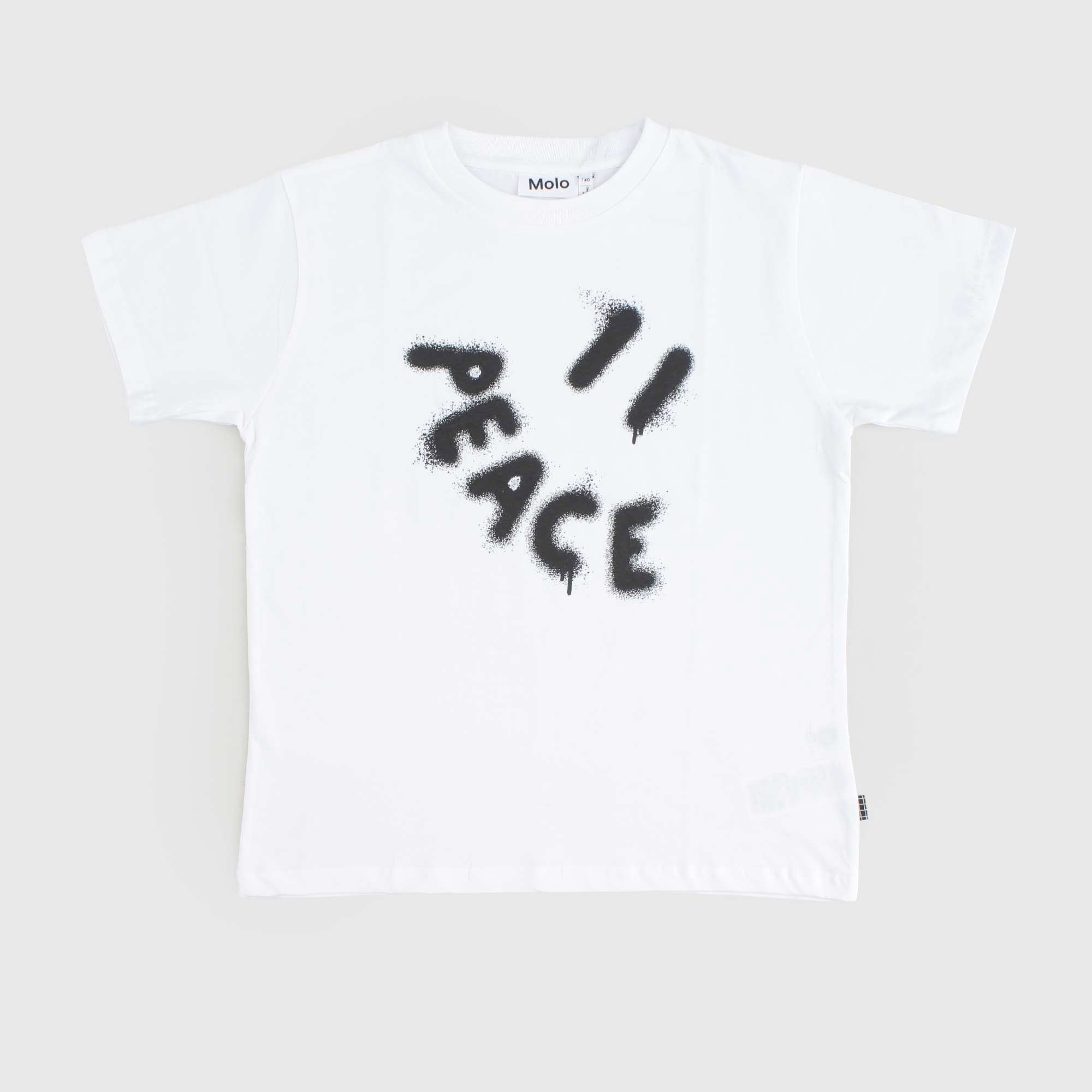 T-shirt Nera Girocollo Firmata MOLO - annameglio.com abbigliamento moda