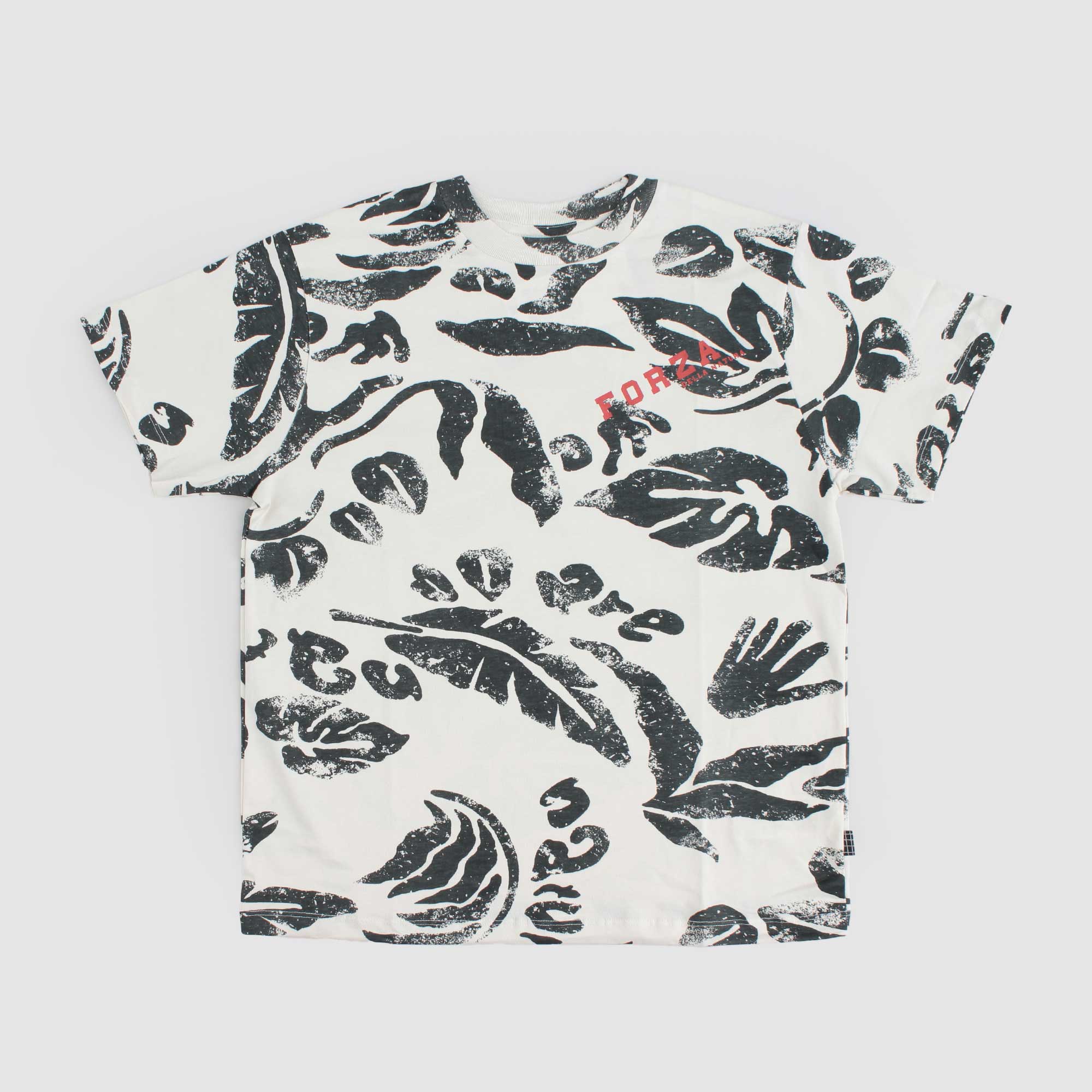 T-shirt Panna E Nera Con Stampa Firmata MOLO - annameglio.com abbigliamento moda