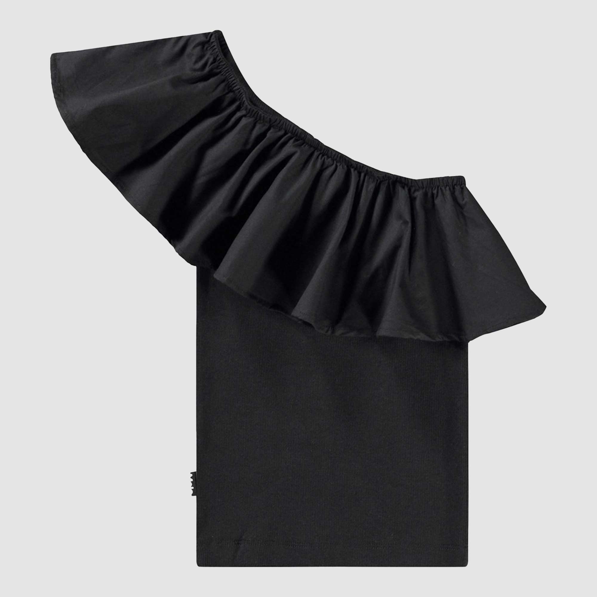 T-shirt Nera Monospalla Firmata MOLO - annameglio.com abbigliamento moda