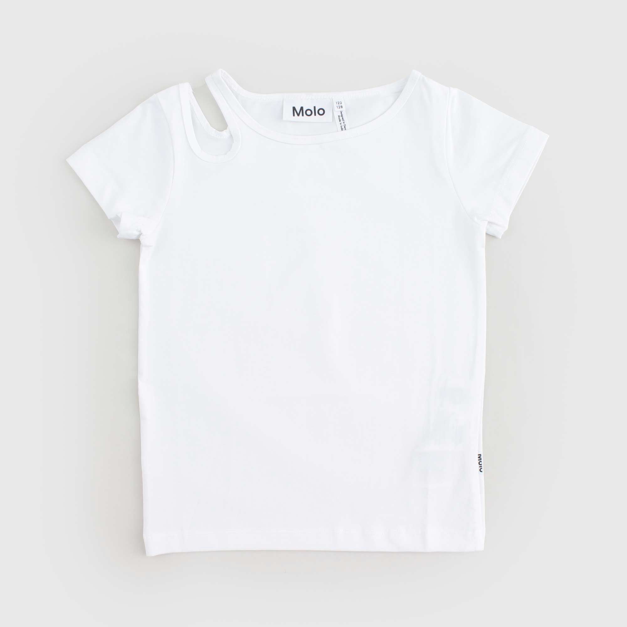 T-shirt Bianca Firmata MOLO - annameglio.com abbigliamento moda