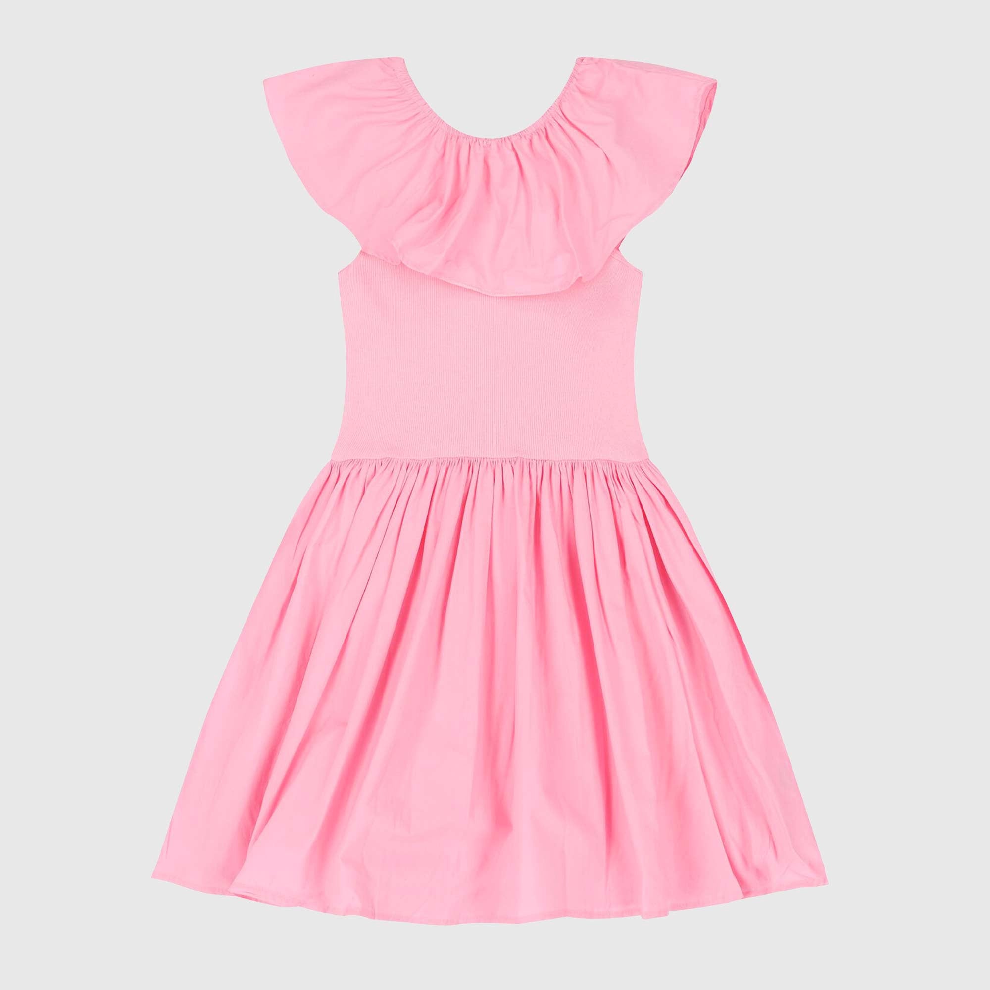 Vestito Rosa Con Volant Firmato MOLO - annameglio.com abbigliamento moda