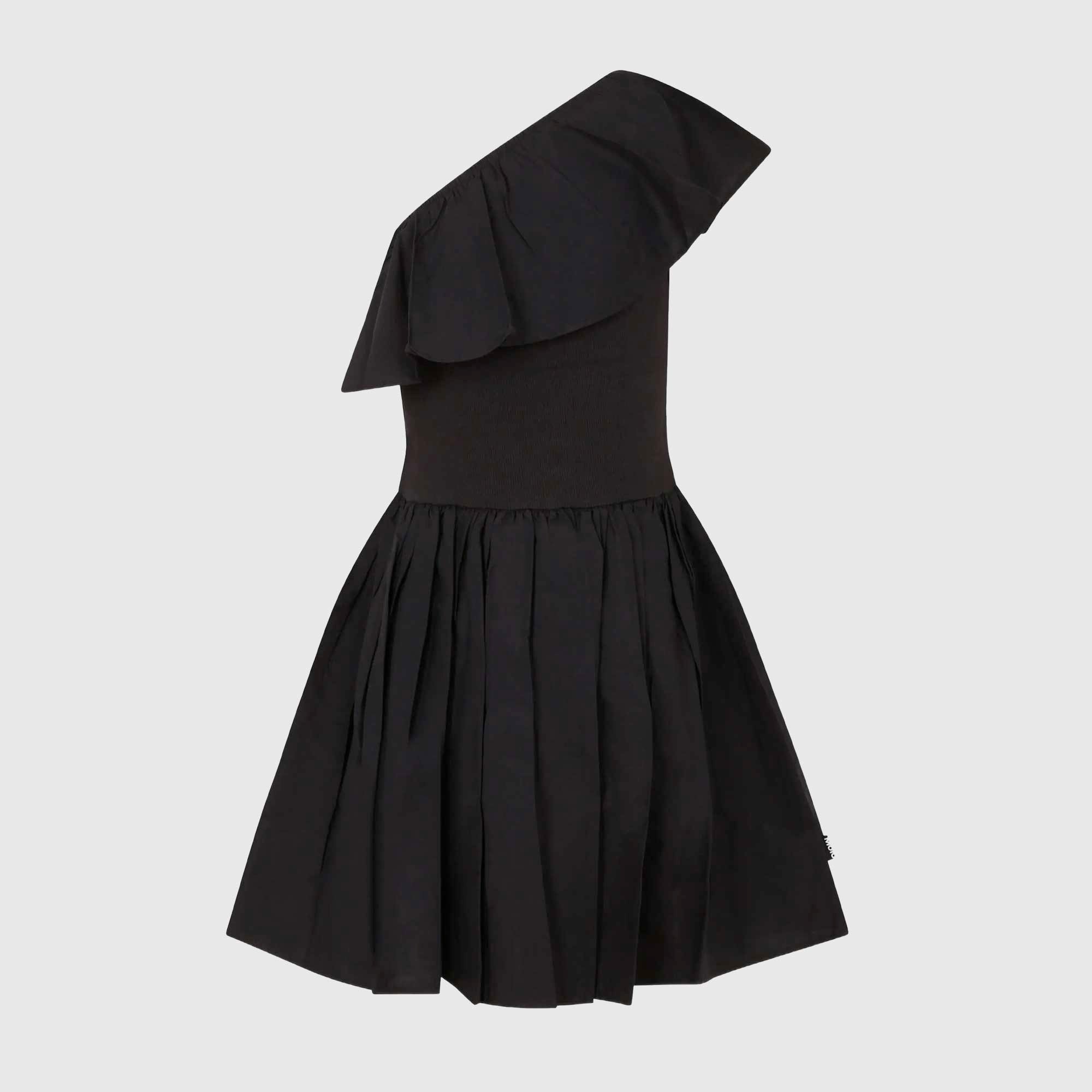 Abito Monospalla Nero Firmato MOLO - annameglio.com abbigliamento moda