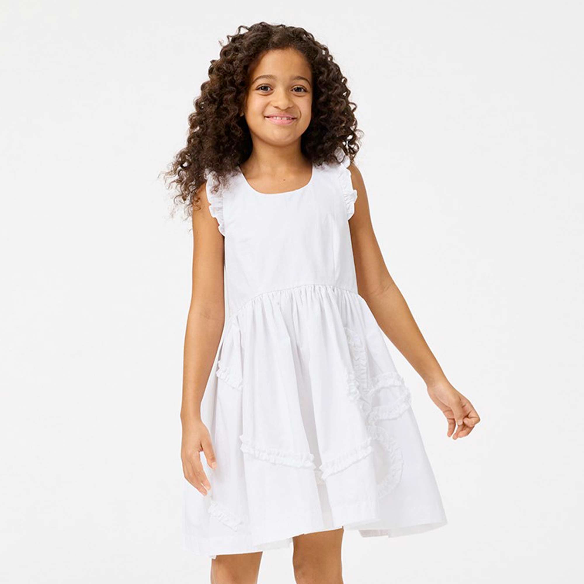 Abito Bianco In Cotone Firmato MOLO - annameglio.com abbigliamento moda