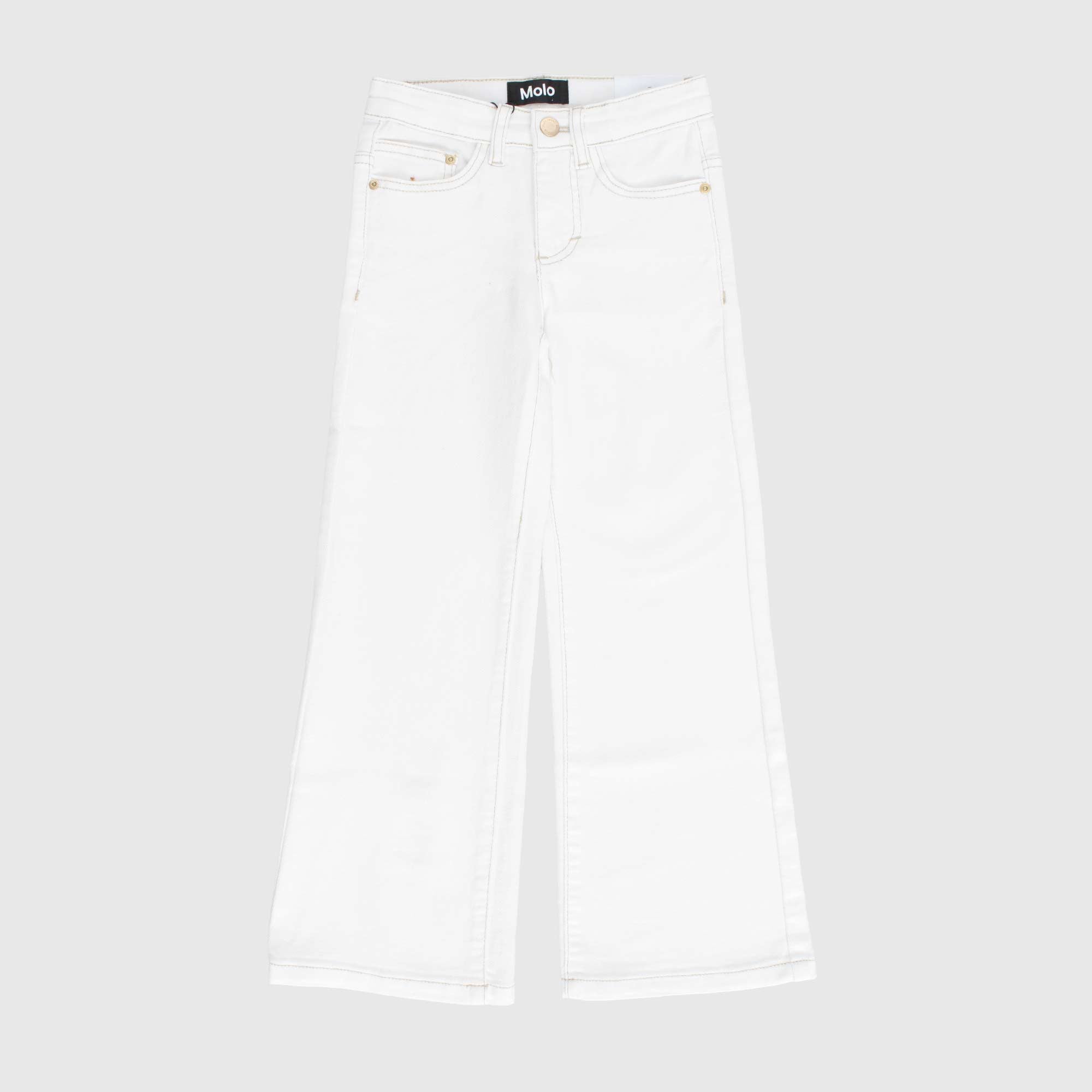 Pantalone Latte A Zampa Firmato MOLO - annameglio.com abbigliamento moda