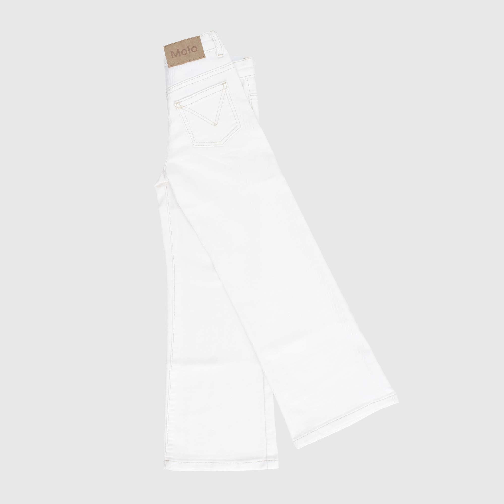 Pantalone Latte A Zampa Firmato MOLO - annameglio.com abbigliamento moda