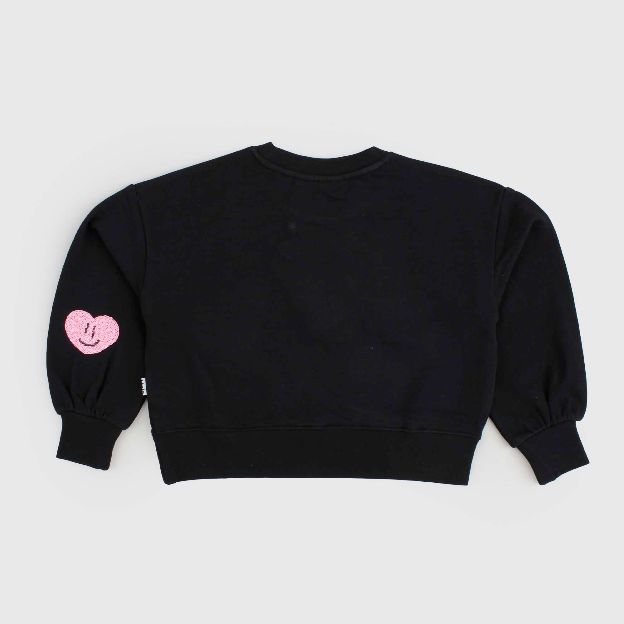 Felpa Nera Firmata MOLO - annameglio.com abbigliamento moda