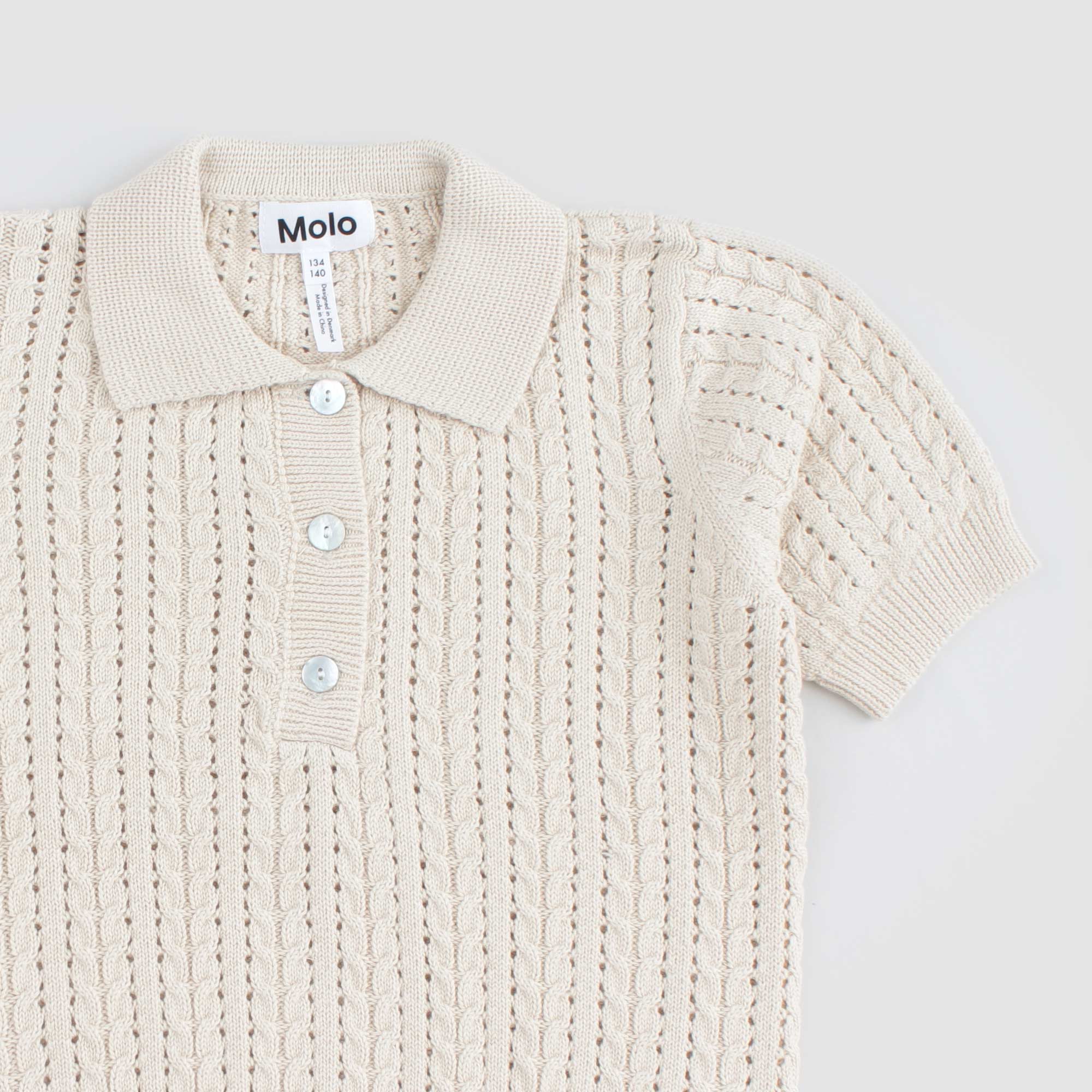 Polo Beige Firmata MOLO - annameglio.com abbigliamento moda