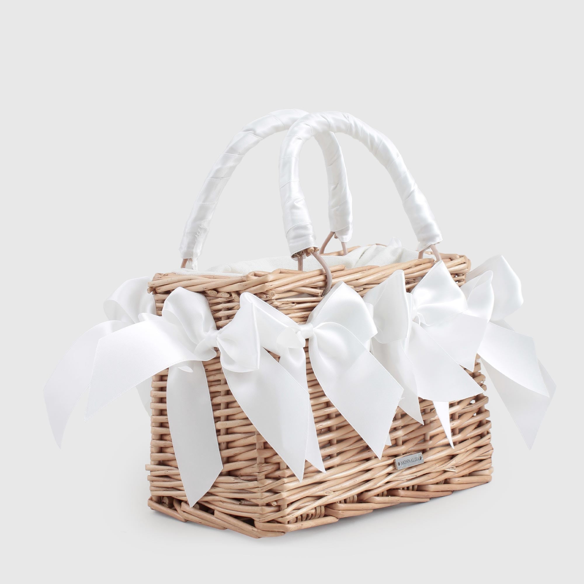 Borsa in Vimine Firmata MONNALISA - annameglio.com abbigliamento moda