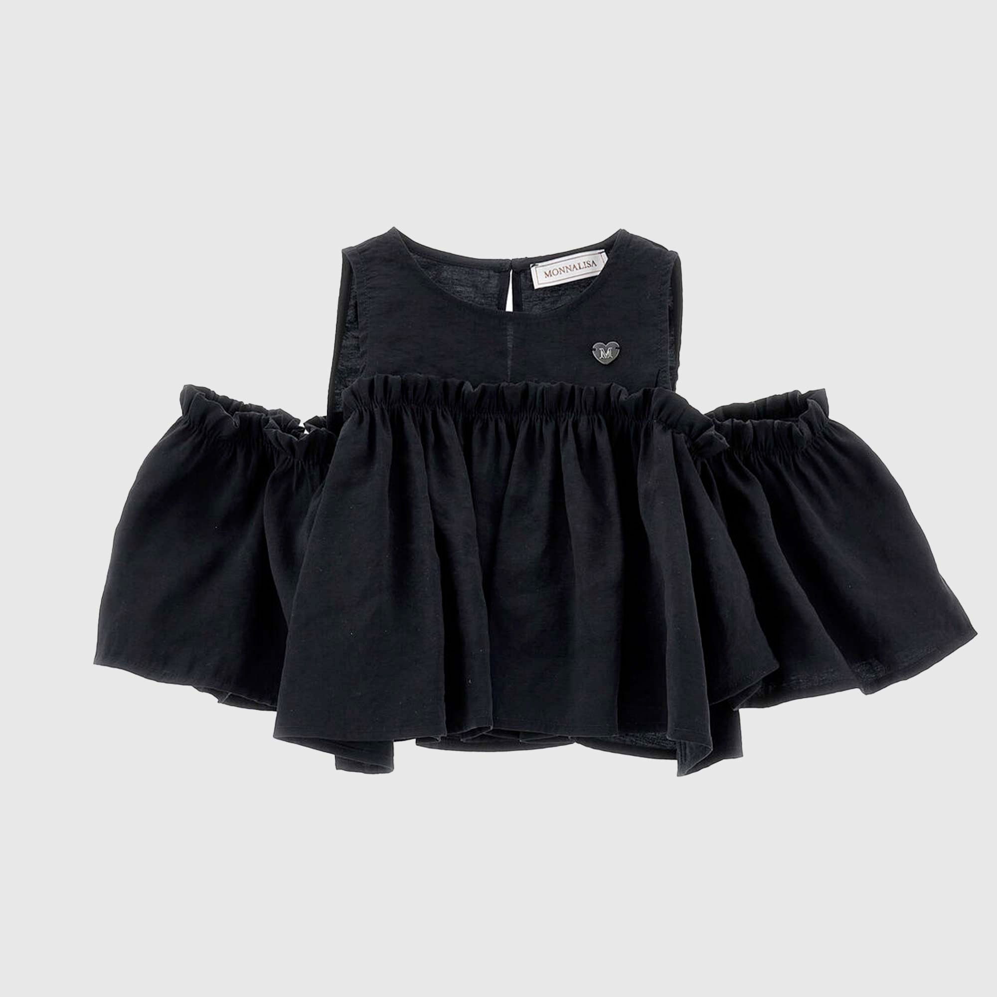 Top Nero Firmato MONNALISA - annameglio.com abbigliamento moda