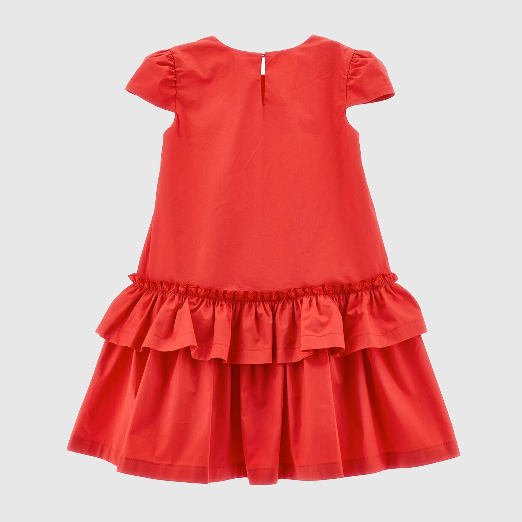 Abito Popeline Con Balze Firmato MONNALISA - annameglio.com abbigliamento moda