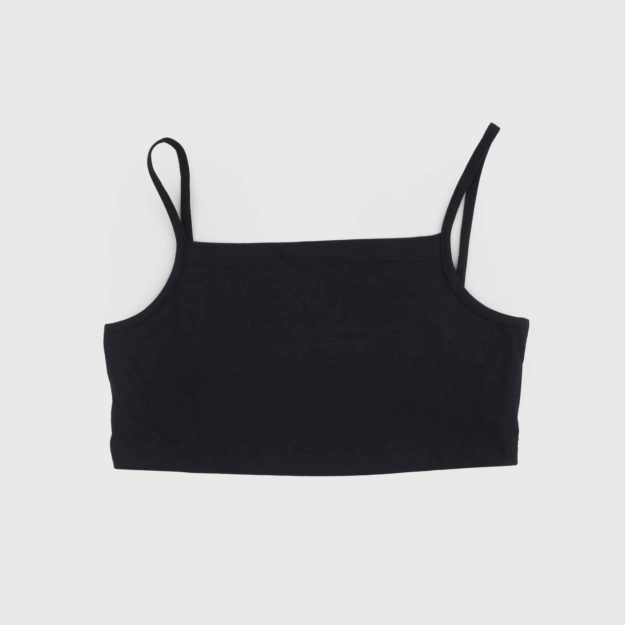 T-shirt Nera Con Bretelle Firmata MONNALISA - annameglio.com abbigliamento moda