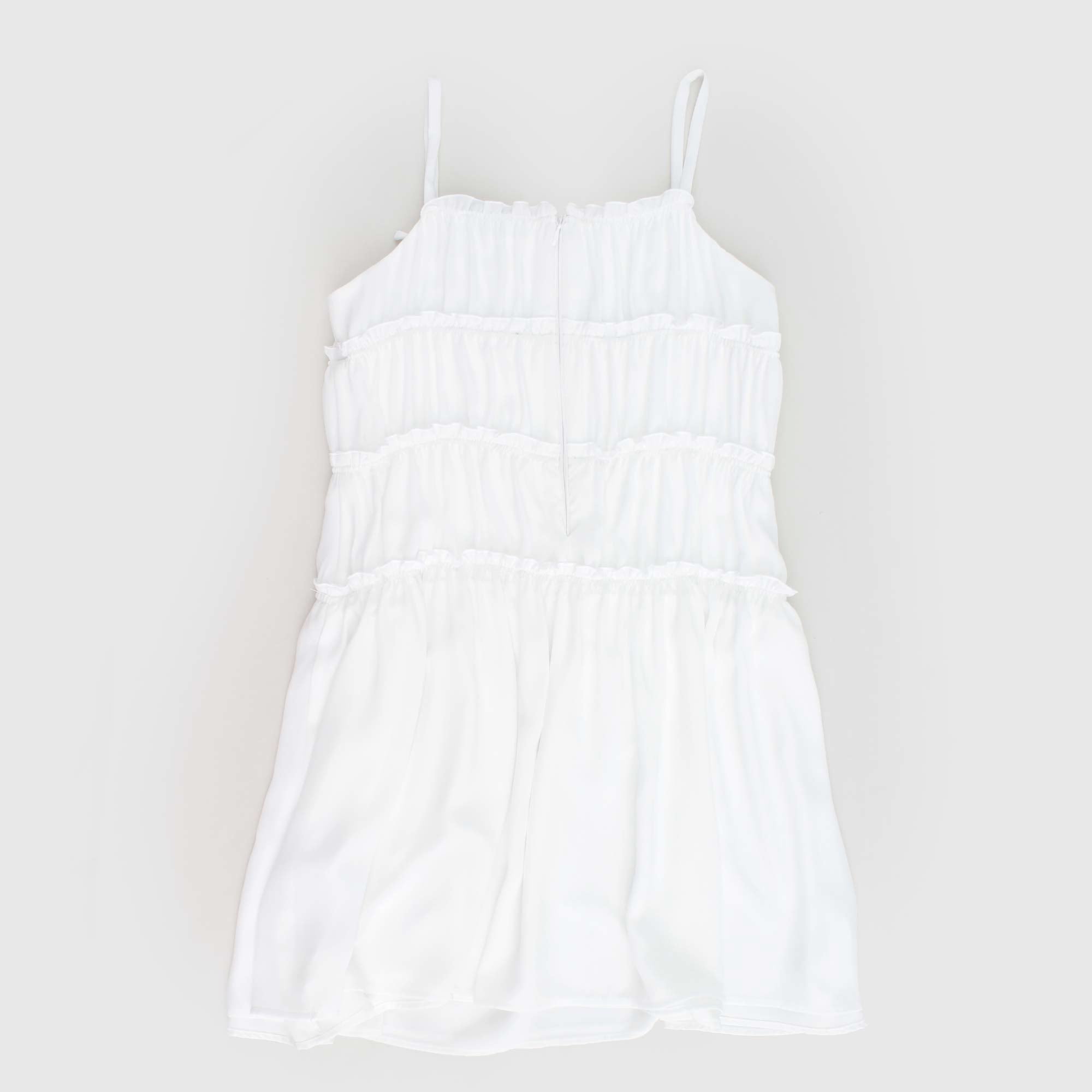 Abito Bianco Con Bretelle Firmato MONNALISA - annameglio.com abbigliamento moda