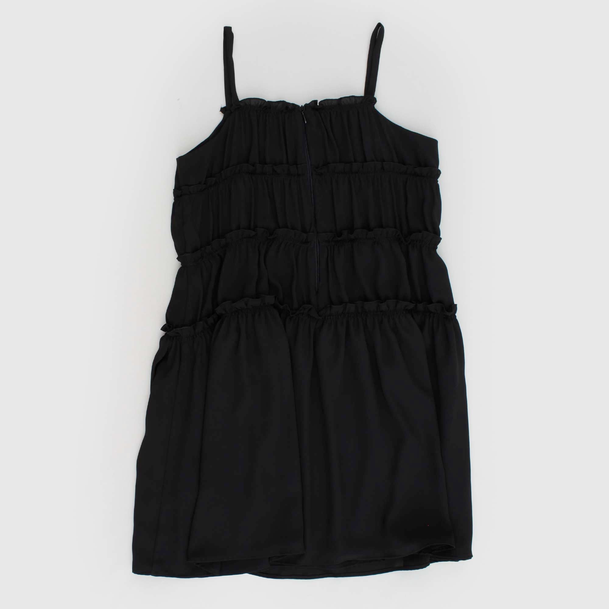 Abito Nero Con Bretelle Firmato MONNALISA - annameglio.com abbigliamento moda