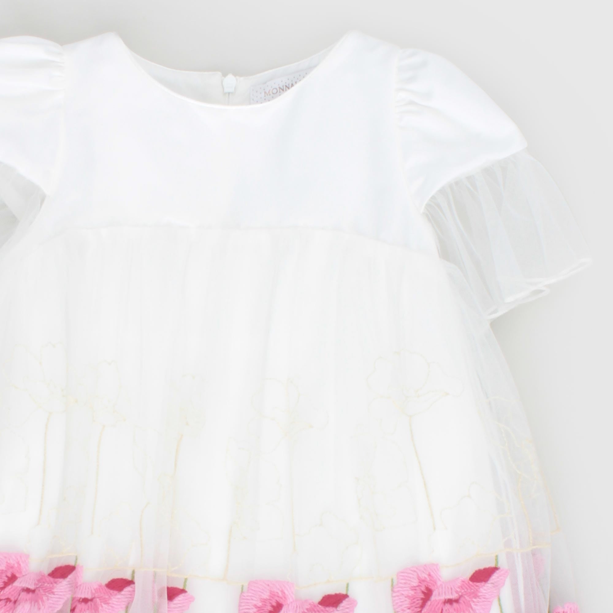 Abito Bianco Firmato MONNALISA - annameglio.com abbigliamento moda