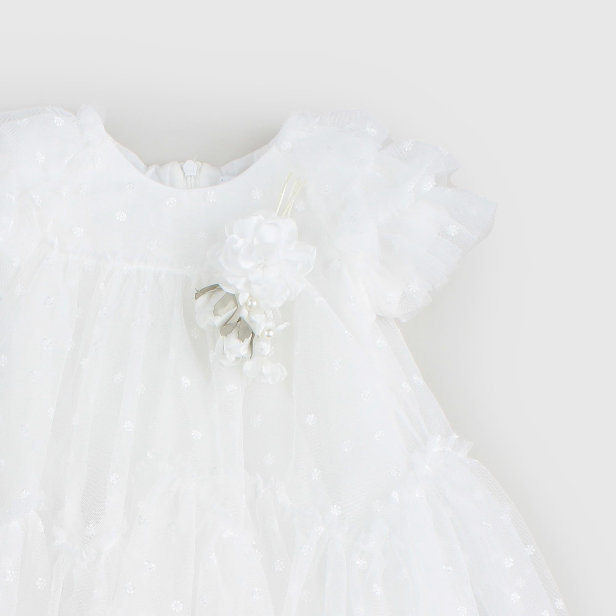 Abitino New born Bianco Firmato MONNALISA - annameglio.com abbigliamento moda