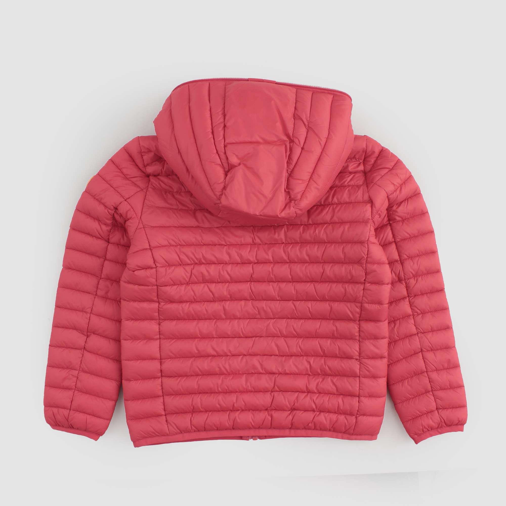 Giubbino Rosso Con Cappuccio Firmato SAVE THE DUCK - annameglio.com abbigliamento moda