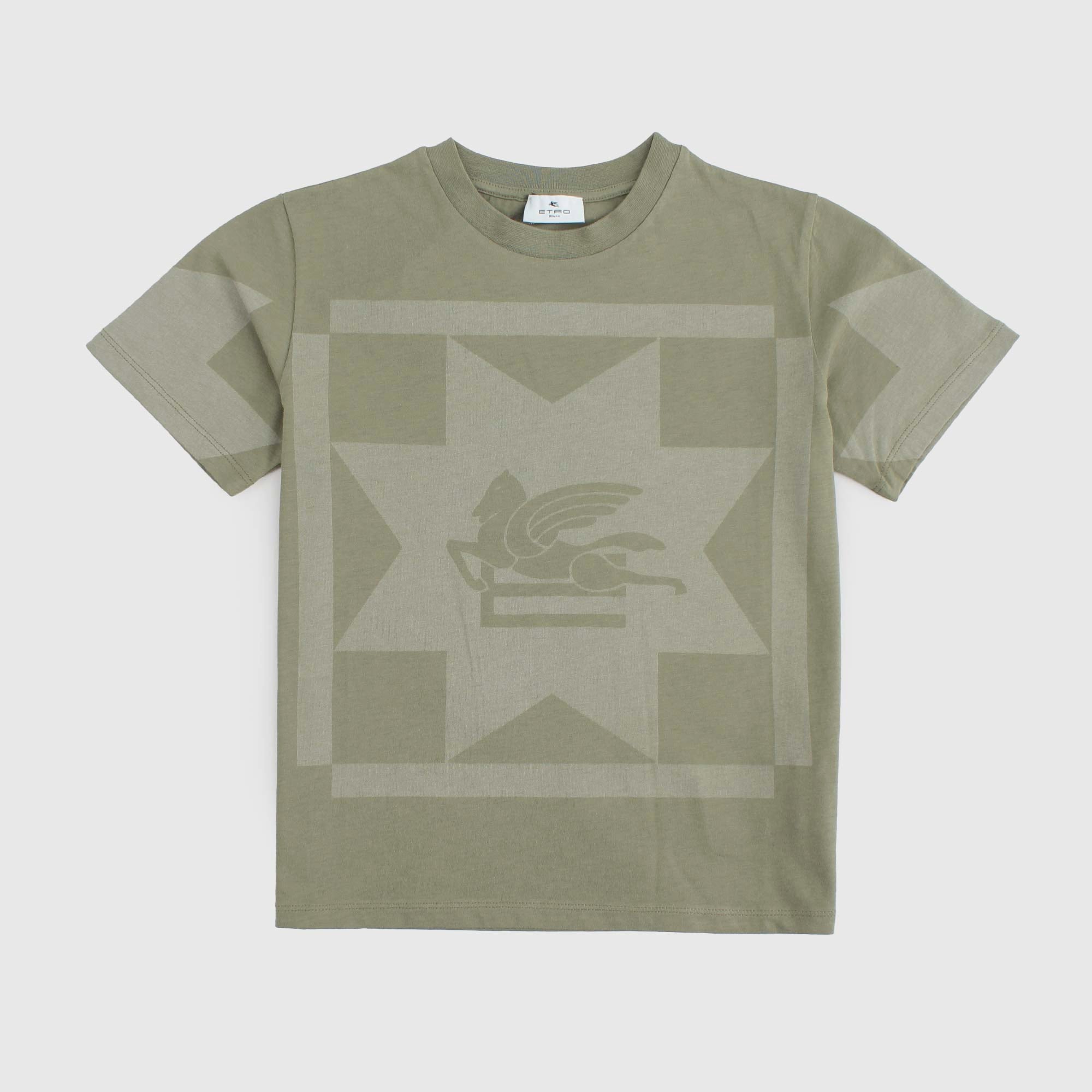 T-shirt Verde Muschio Firmato ETRO - annameglio.com abbigliamento moda