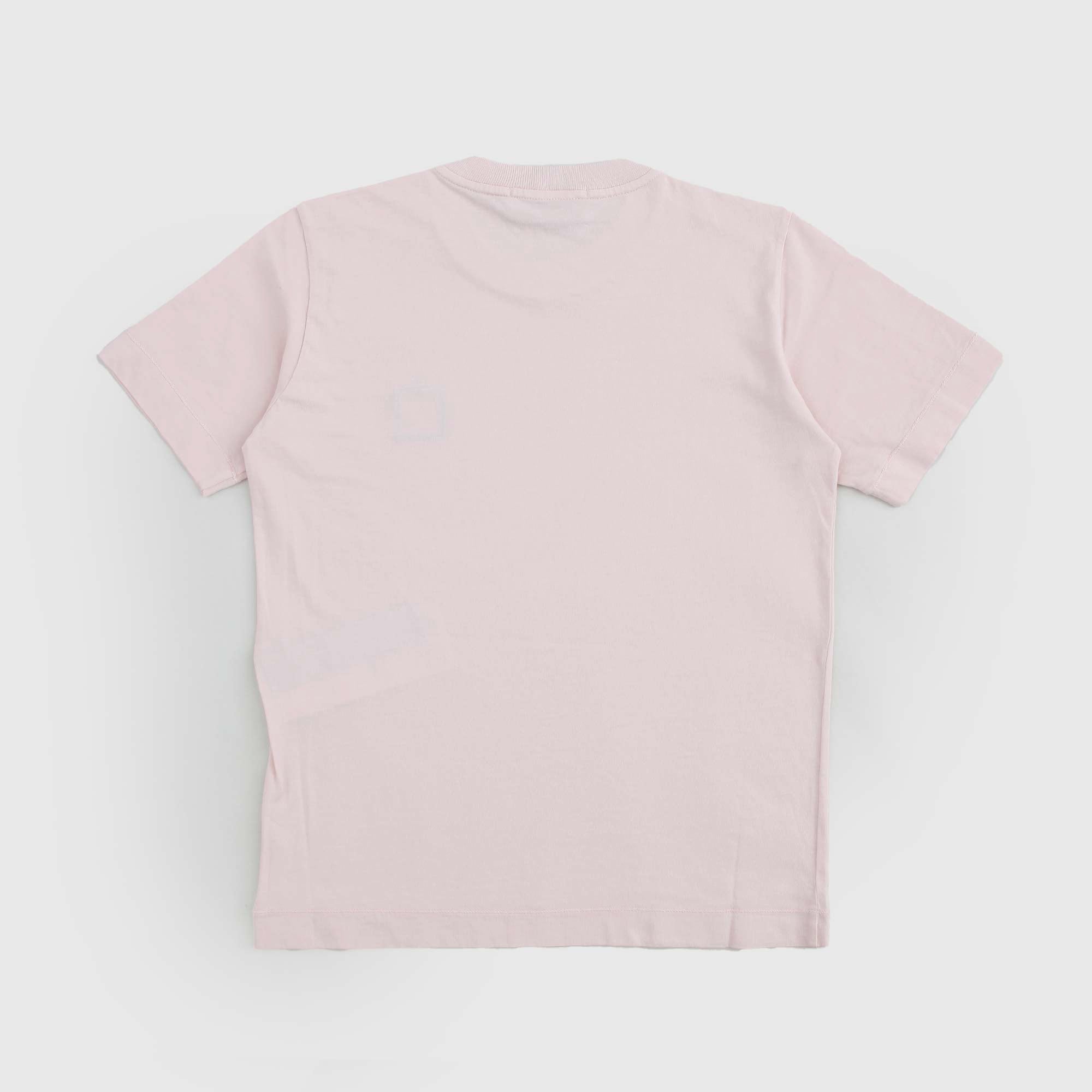T-shirt Rosa Cipria Firmata STONE ISLAND - annameglio.com abbigliamento moda
