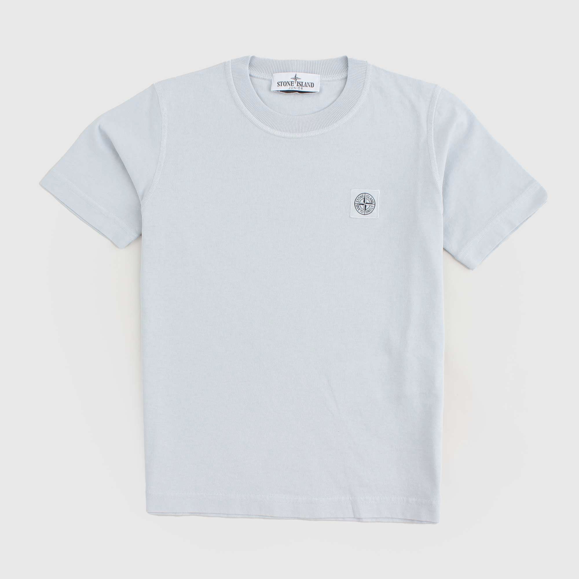 T-shirt Celeste Firmata STONE ISLAND - annameglio.com abbigliamento moda