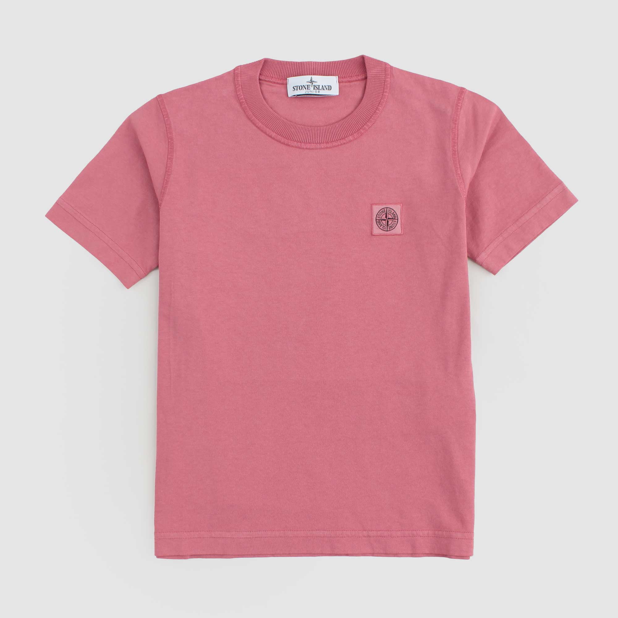 T-shirt Rosa Antico Firmata STONE ISLAND - annameglio.com abbigliamento moda