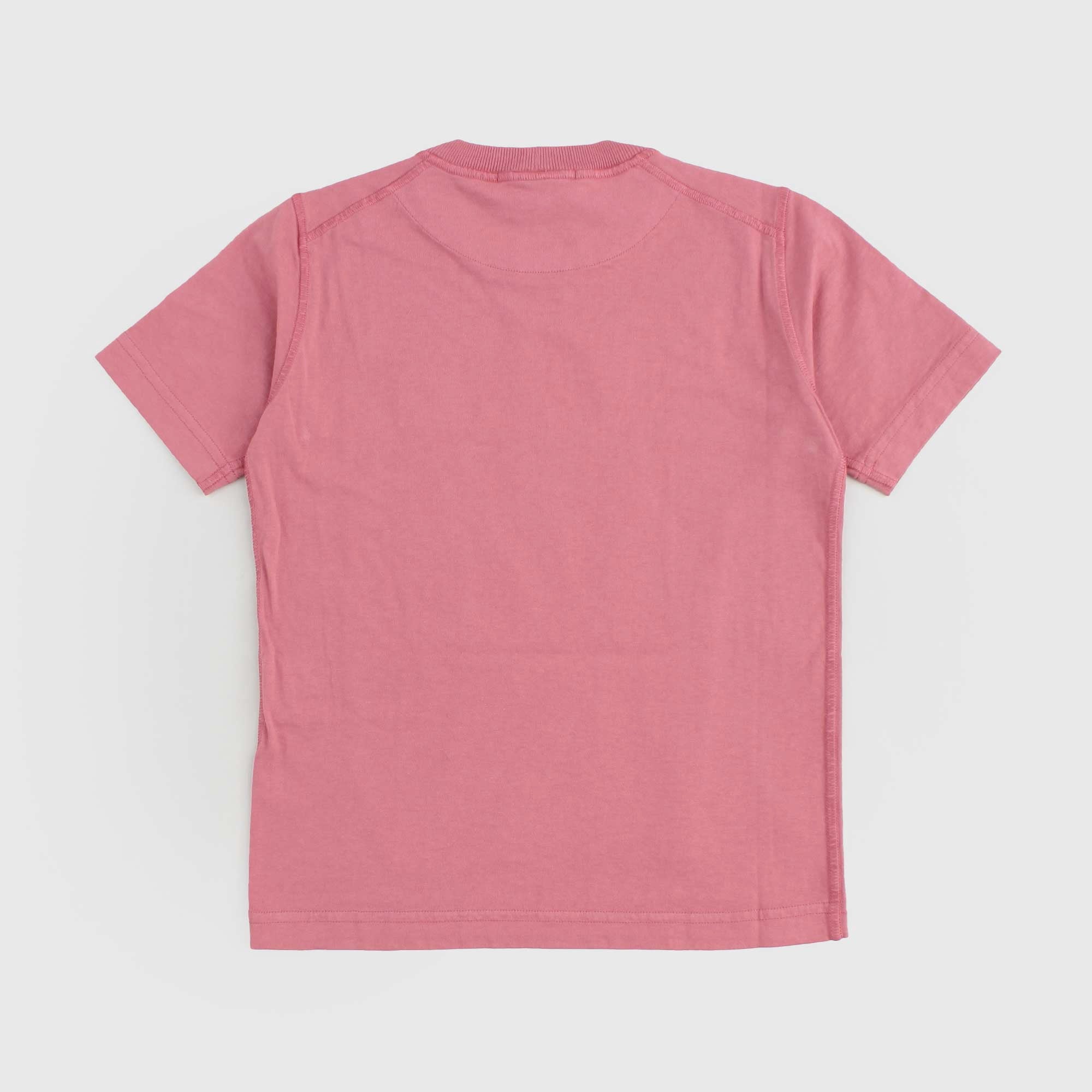 T-shirt Rosa Antico Firmata STONE ISLAND - annameglio.com abbigliamento moda