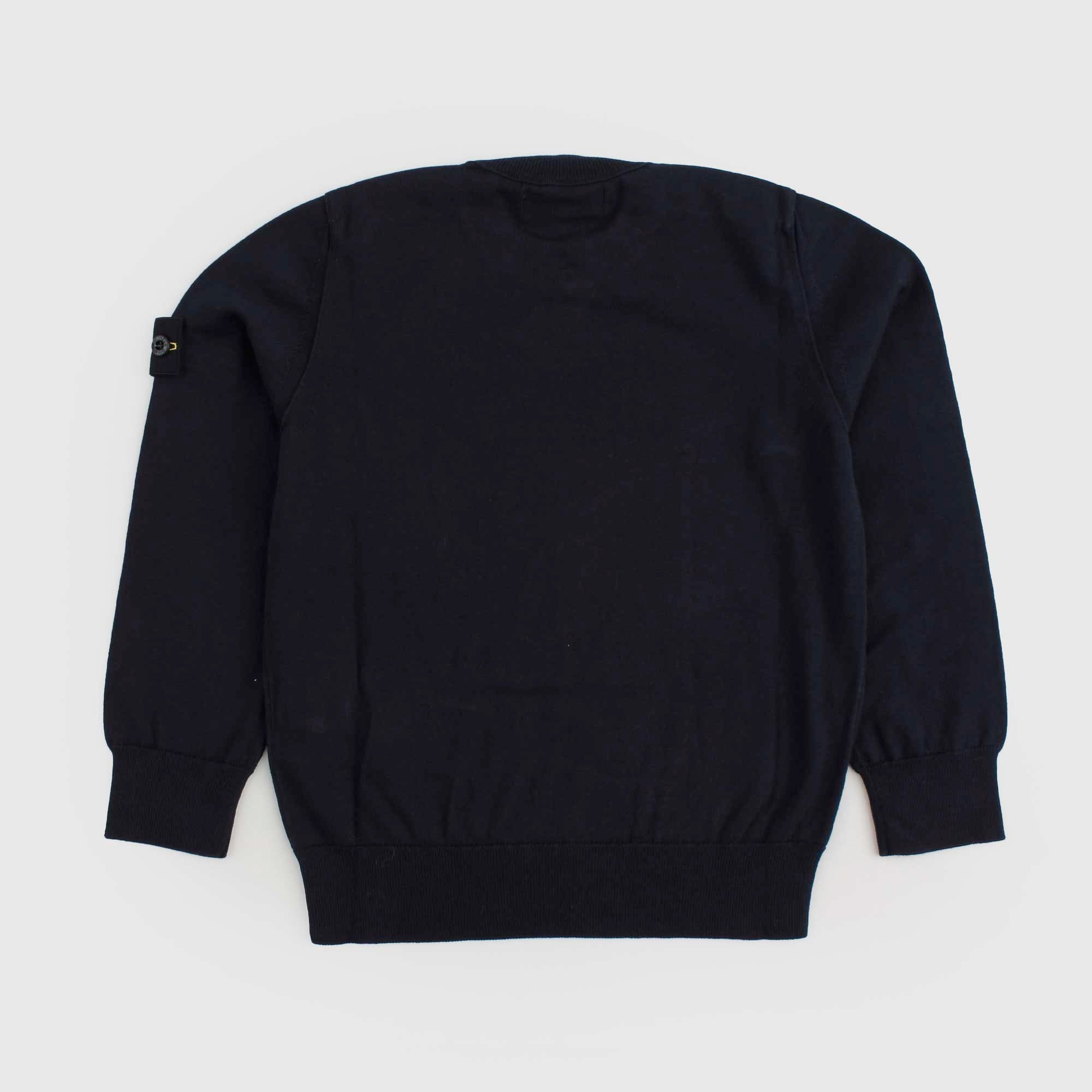 Felpa Blu Junior Firmata STONE ISLAND - annameglio.com abbigliamento moda