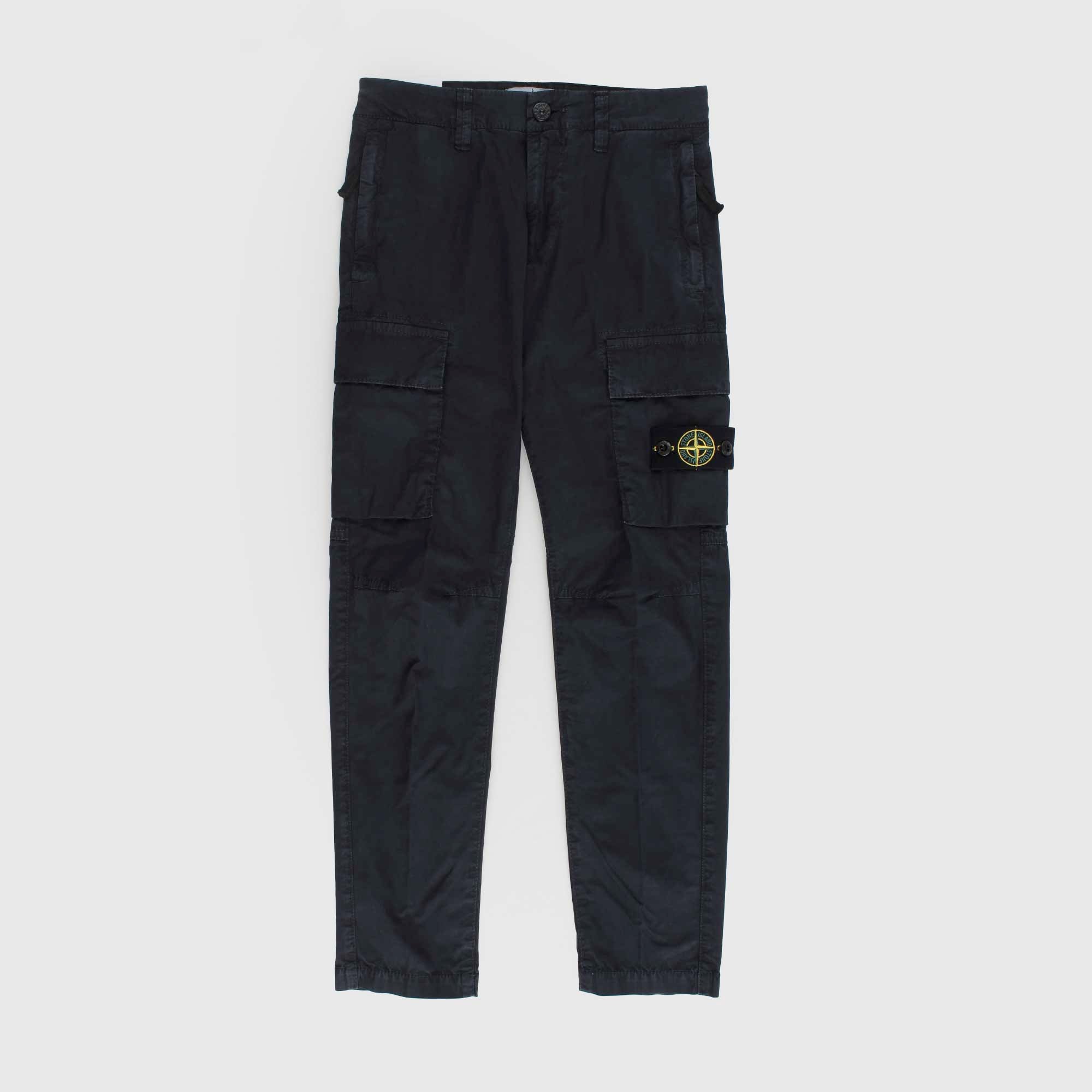Pantalone Cargo Blue Navy Firmato STONE ISLAND - annameglio.com abbigliamento moda