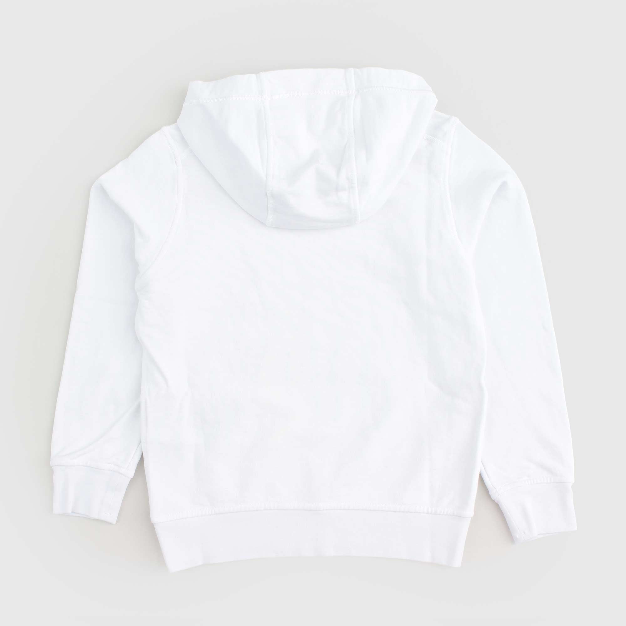 Felpa Bianca Junior Firmata STONE ISLAND - annameglio.com abbigliamento moda