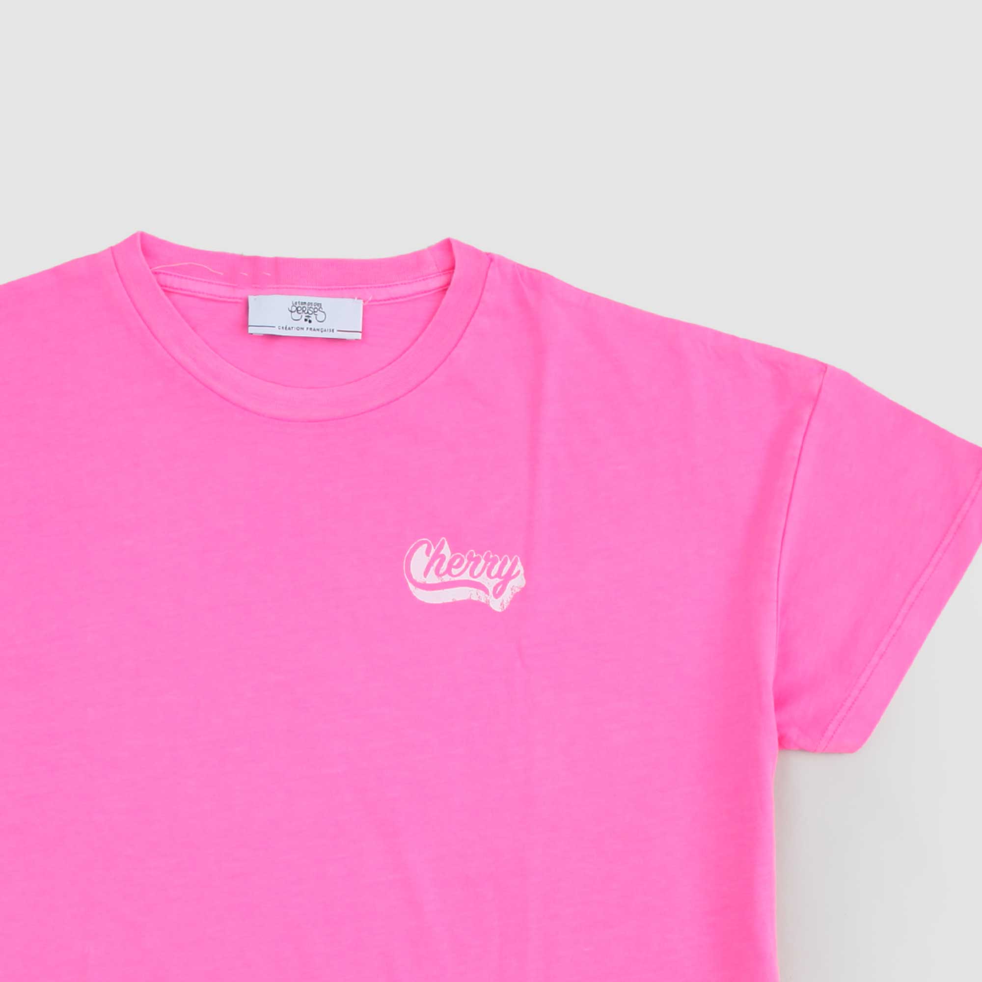 T-shirt Fucsia Firmata LE TEMPS DE CERISES - annameglio.com abbigliamento moda