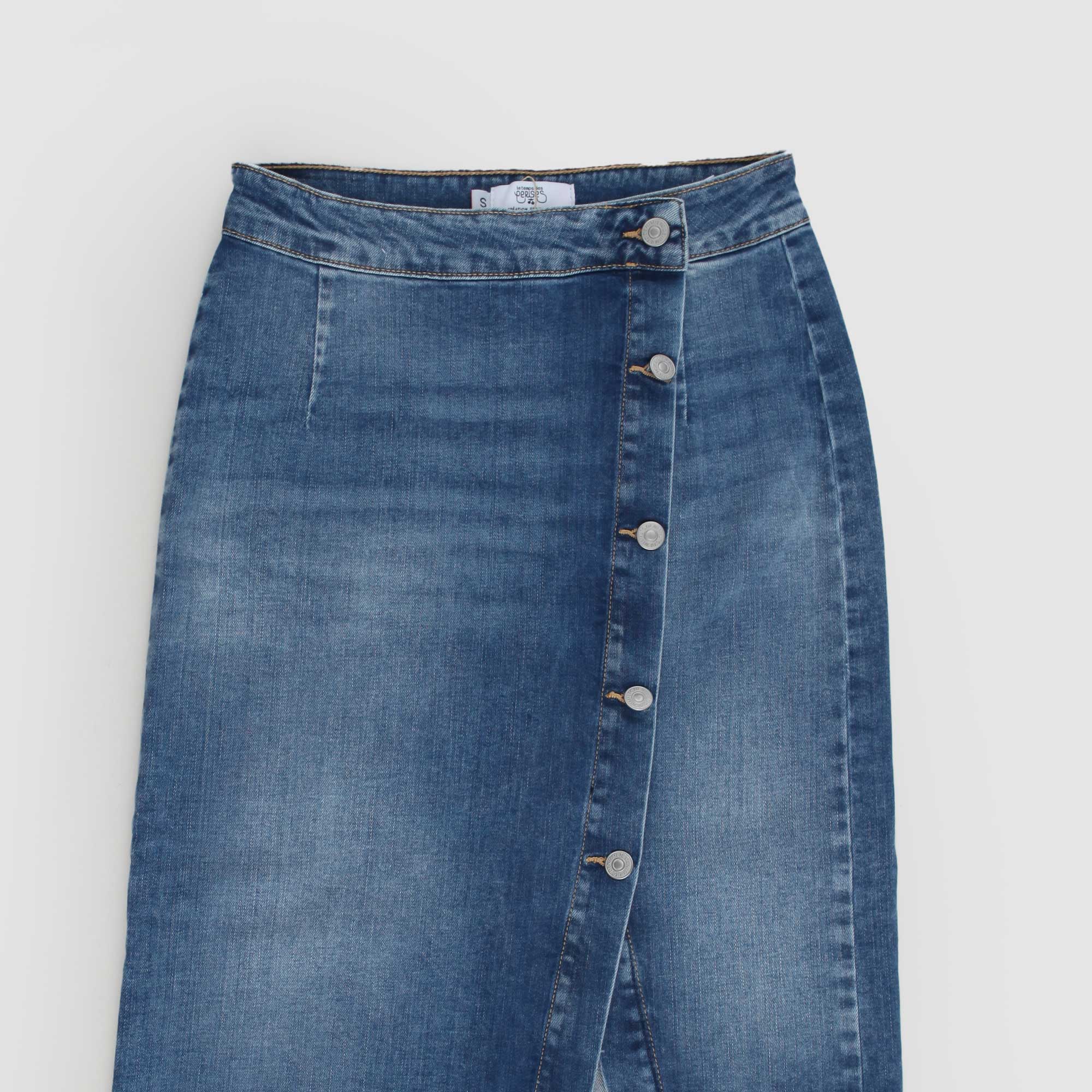 Gonna In Denim Firmata LE TEMPS DE CERISES - annameglio.com abbigliamento moda