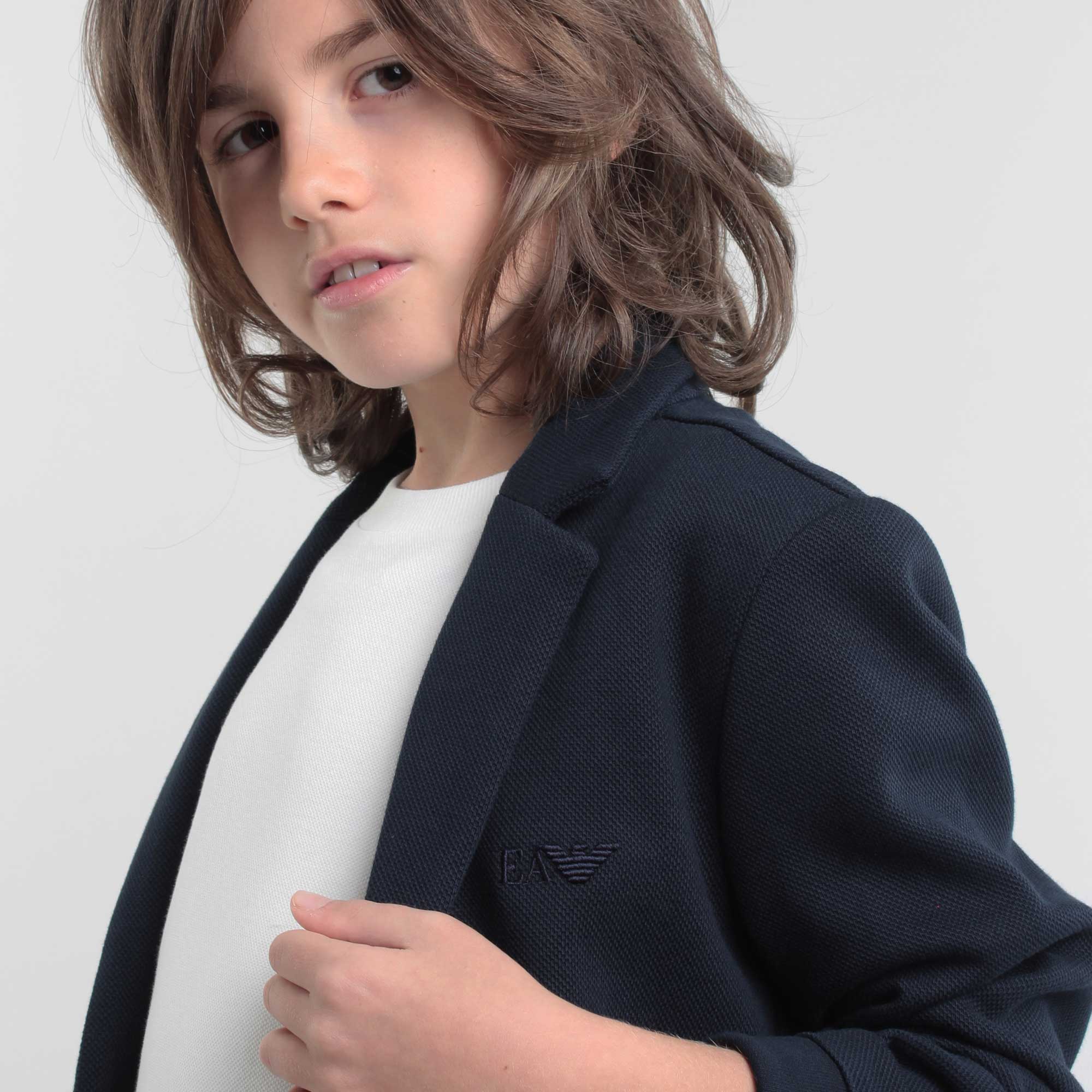 Giacca Blu Scuro Firmata ARMANI JUNIOR - annameglio.com abbigliamento moda