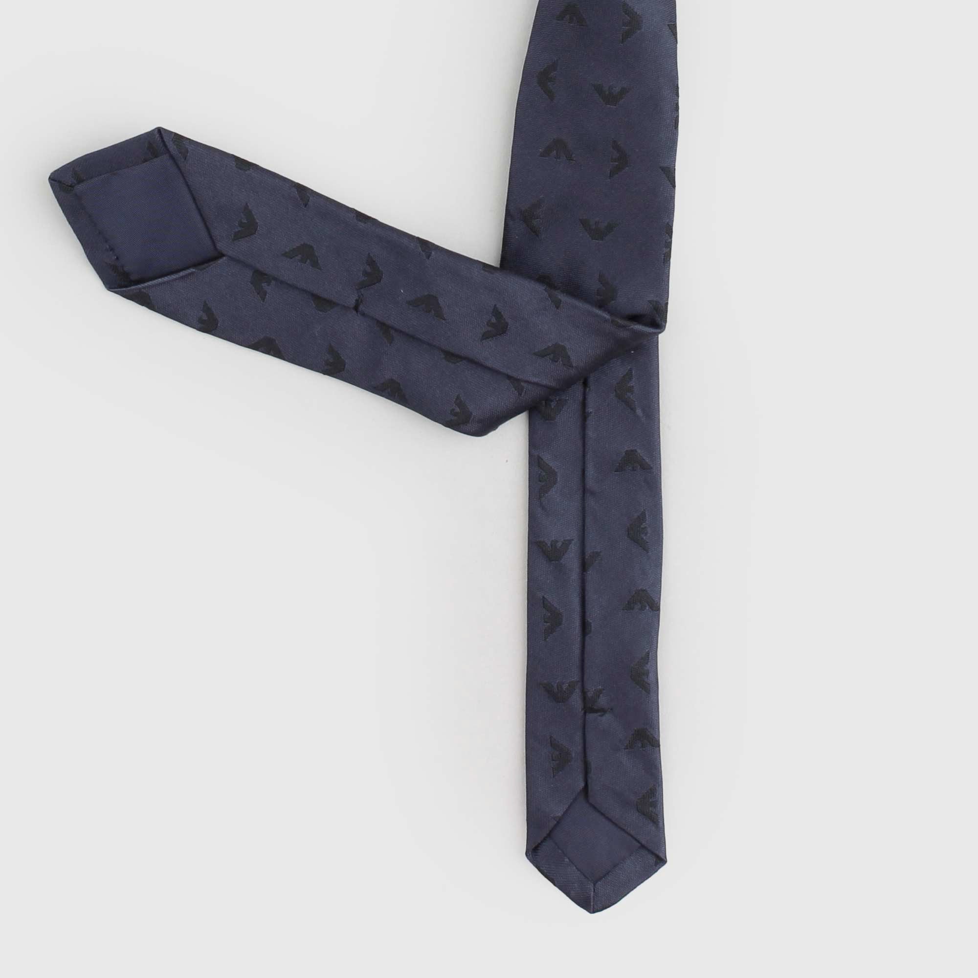 Cravatta Blu Navy Firmata ARMANI JUNIOR - annameglio.com abbigliamento moda