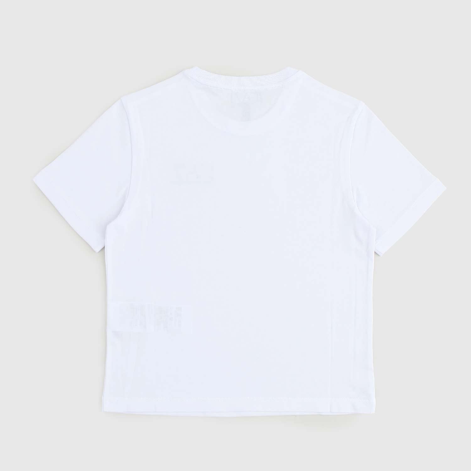 T-Shirt Bianca Logo In Gomma Firmata EA7 - annameglio.com abbigliamento moda