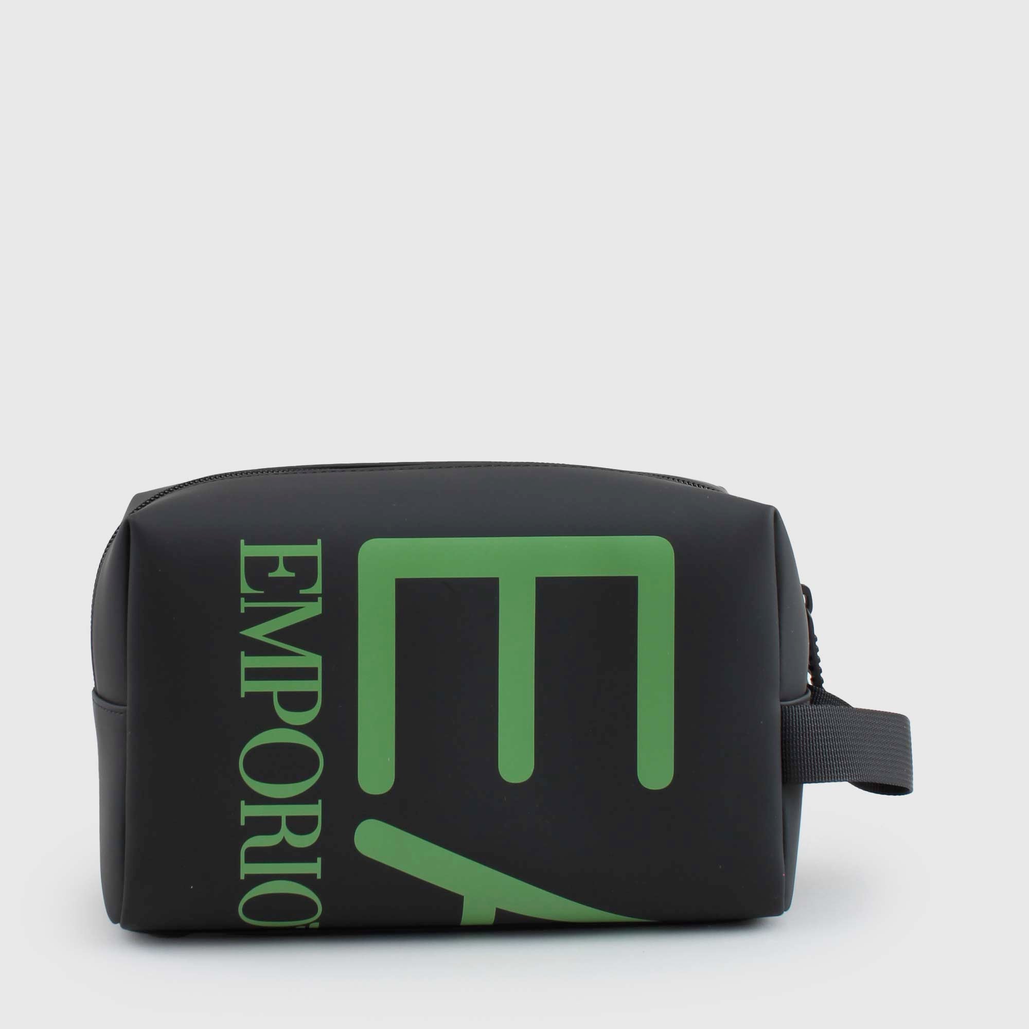 Beauty Case Con Logo Verde Firmato EA7 - annameglio.com abbigliamento moda