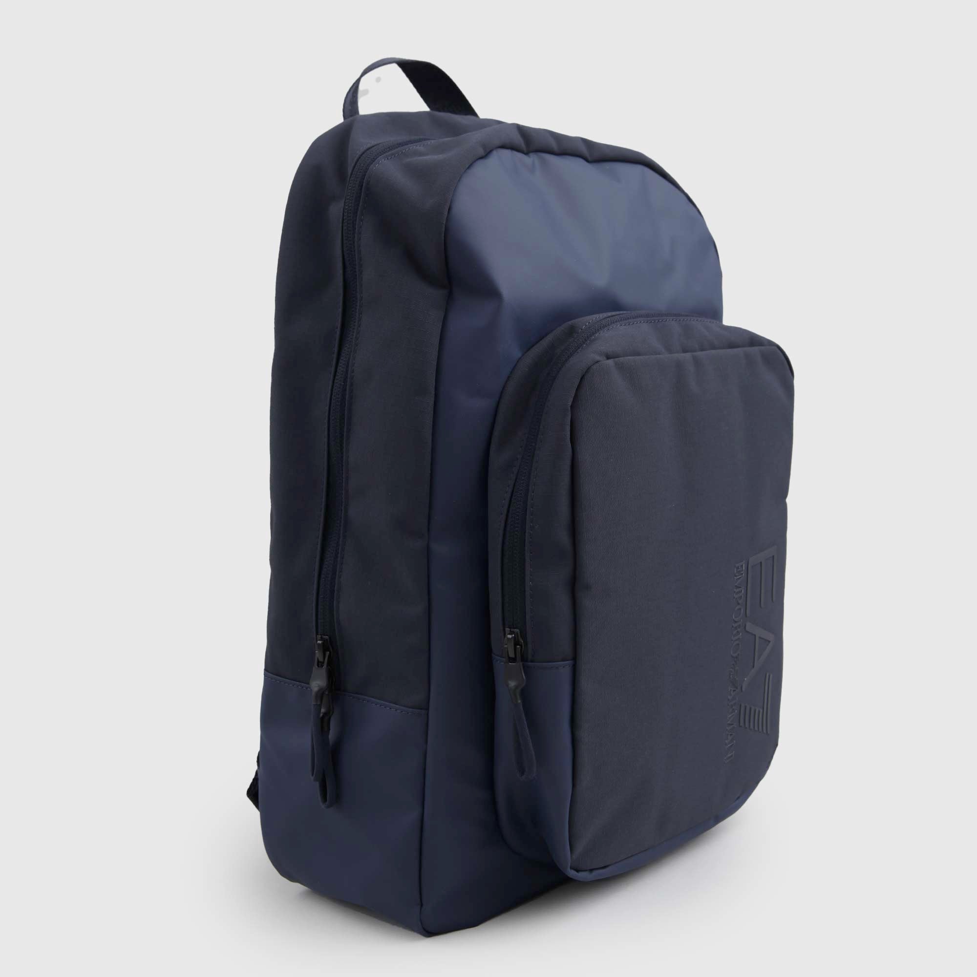 Zaino Blu Con Logo Firmato EA7 - annameglio.com abbigliamento moda