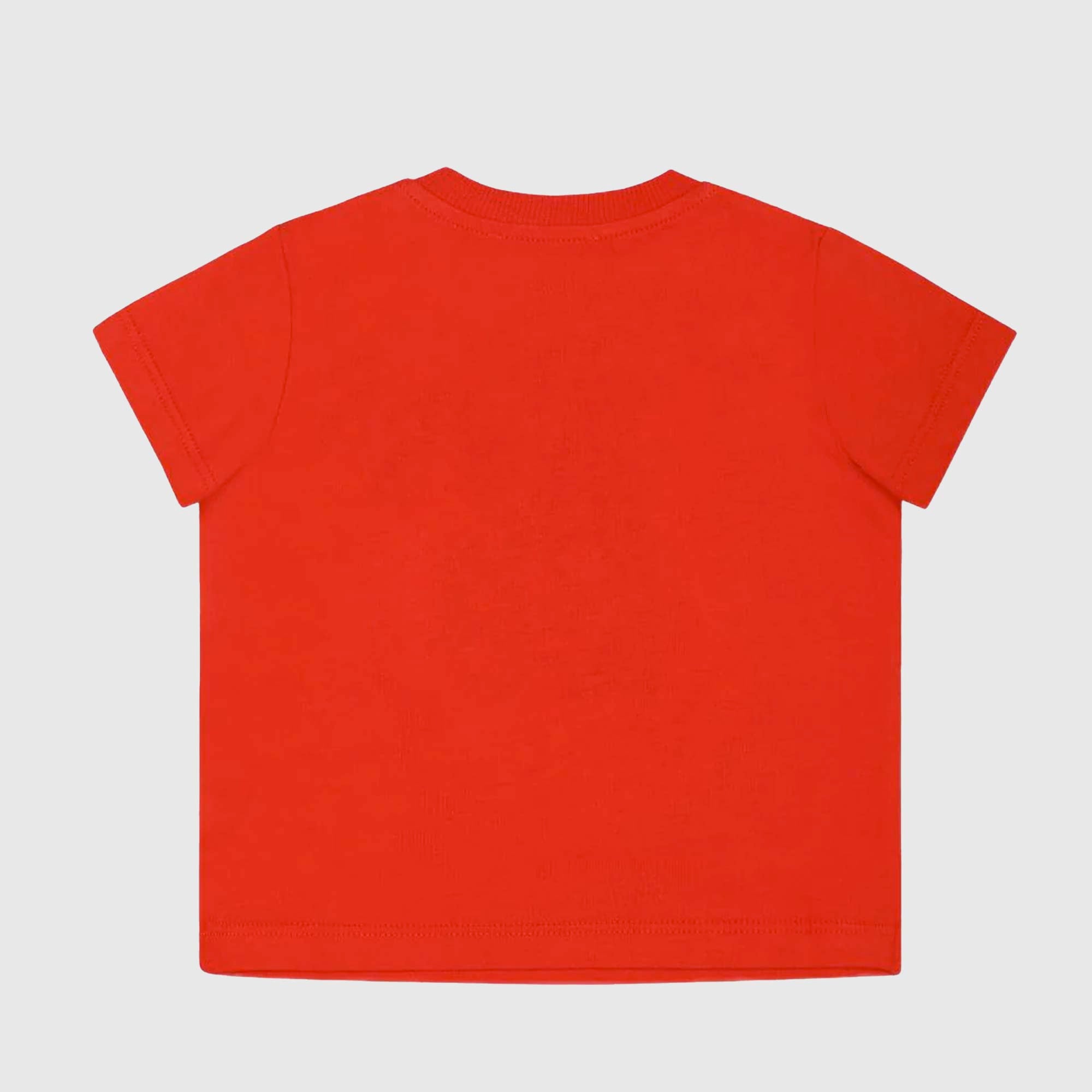 T-Shirt Rossa Firmata Moschino - annameglio.com abbigliamento moda