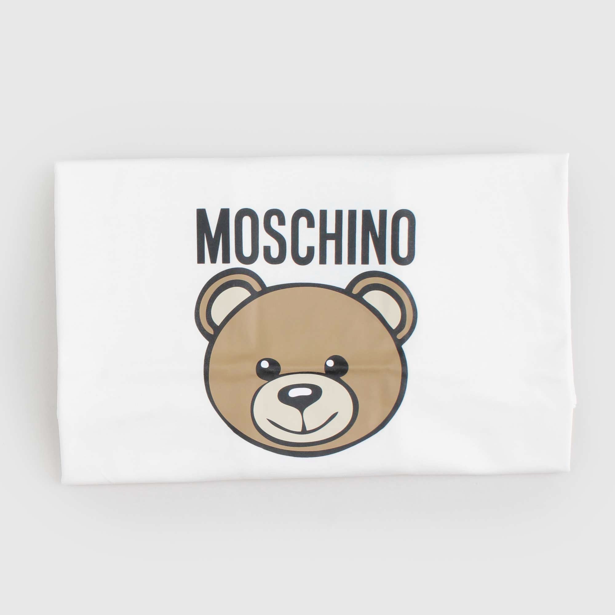 Copertina Teddy Bianca Firmata Moschino - annameglio.com abbigliamento moda