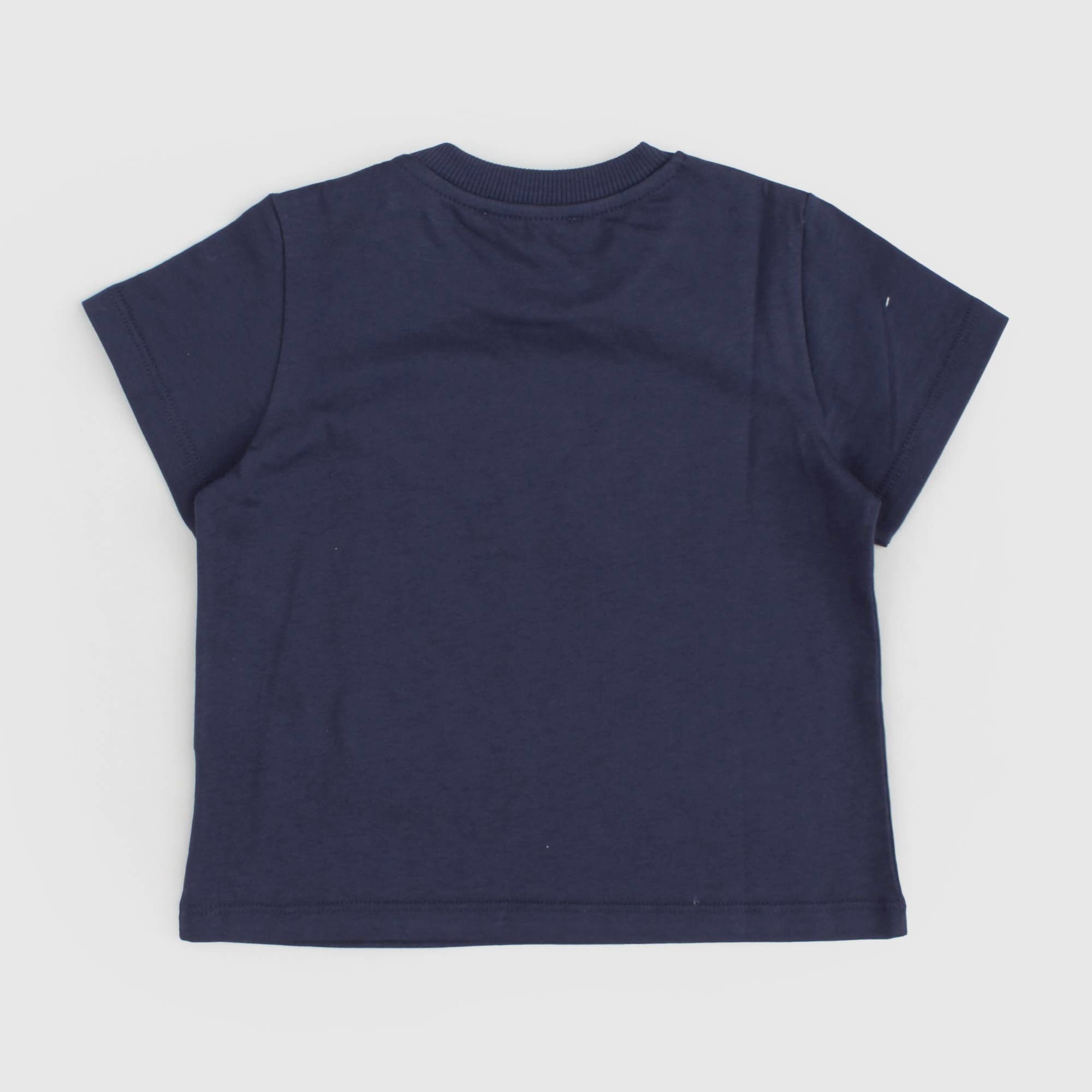 T-shirt Blu Con Scritta Firmata MOSCHINO - annameglio.com abbigliamento moda