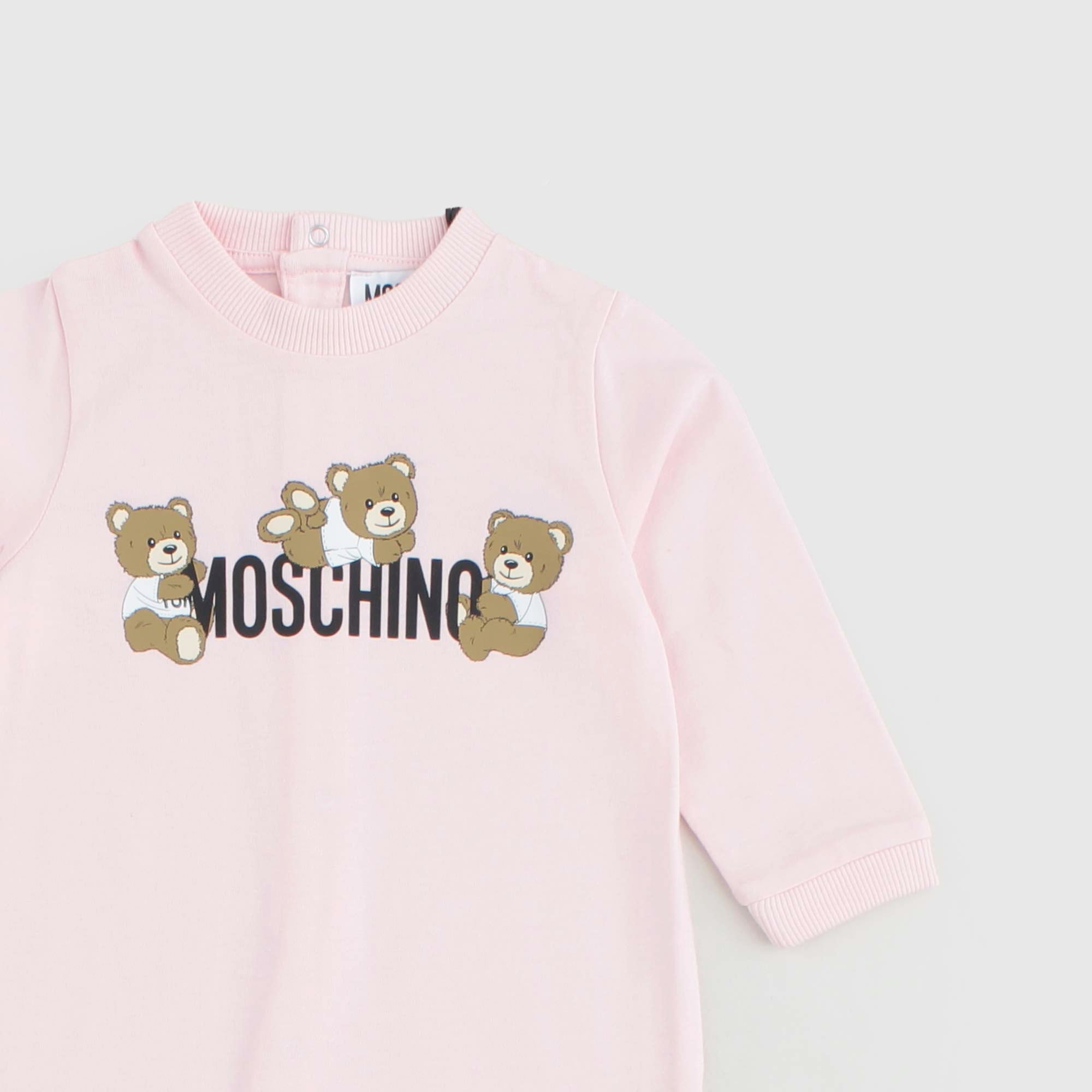 Tutina Rosa Con Orsi Firmata MOSCHINO - annameglio.com abbigliamento moda