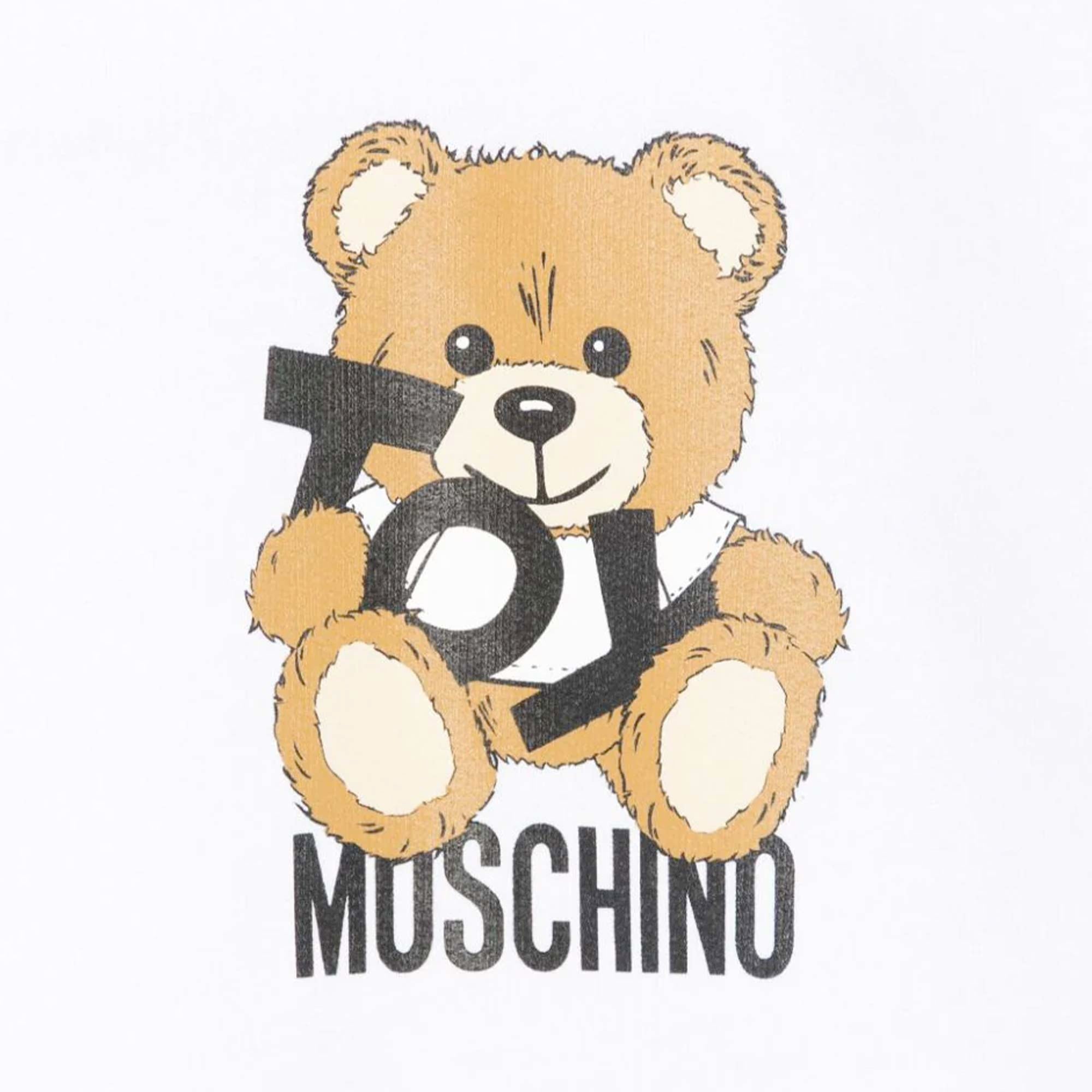 Tutina Latte Firmata MOSCHINO - annameglio.com abbigliamento moda